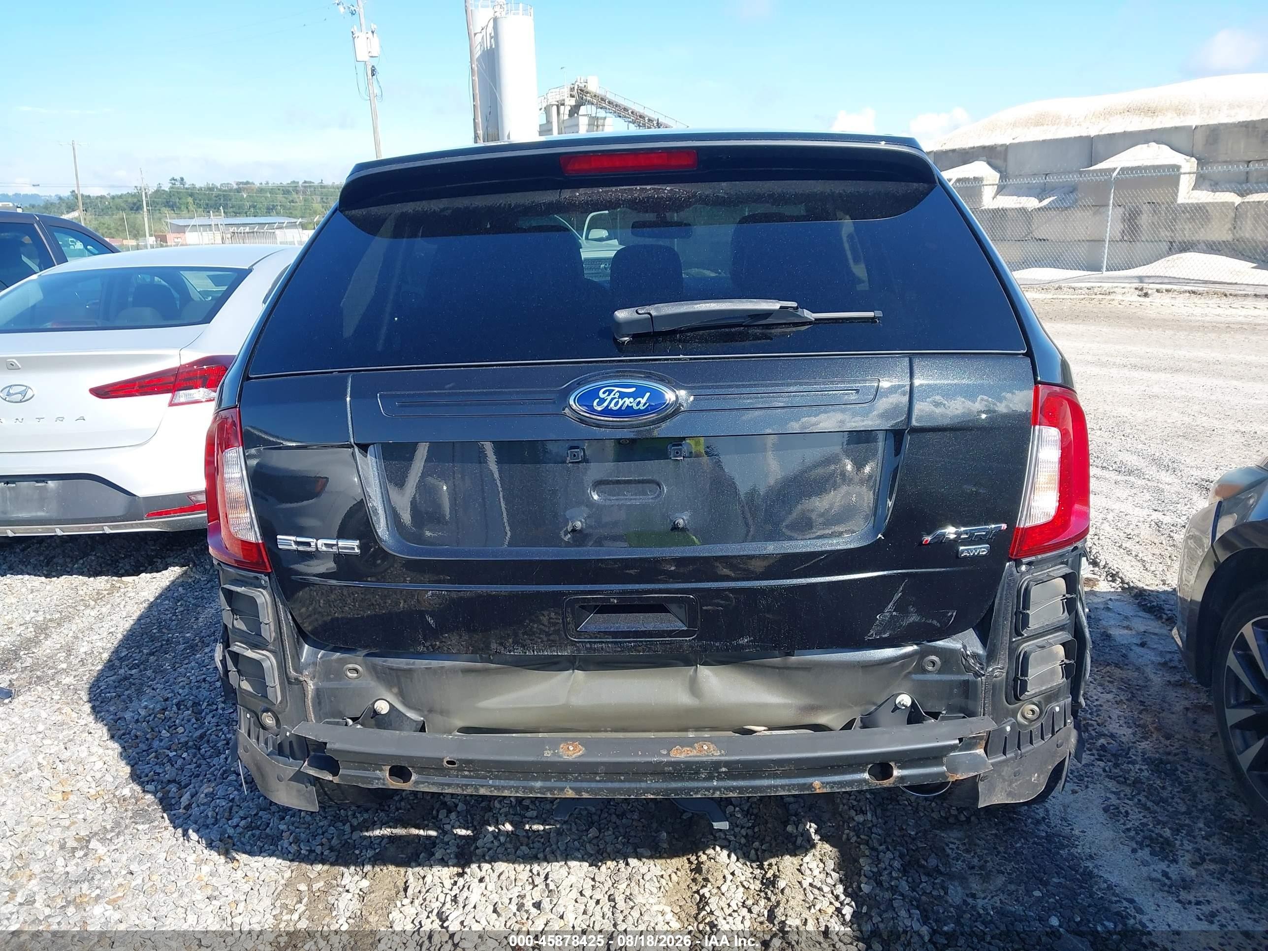 2013 Ford Edge Sport Black vin: 2FMDK4AK8DBC11112