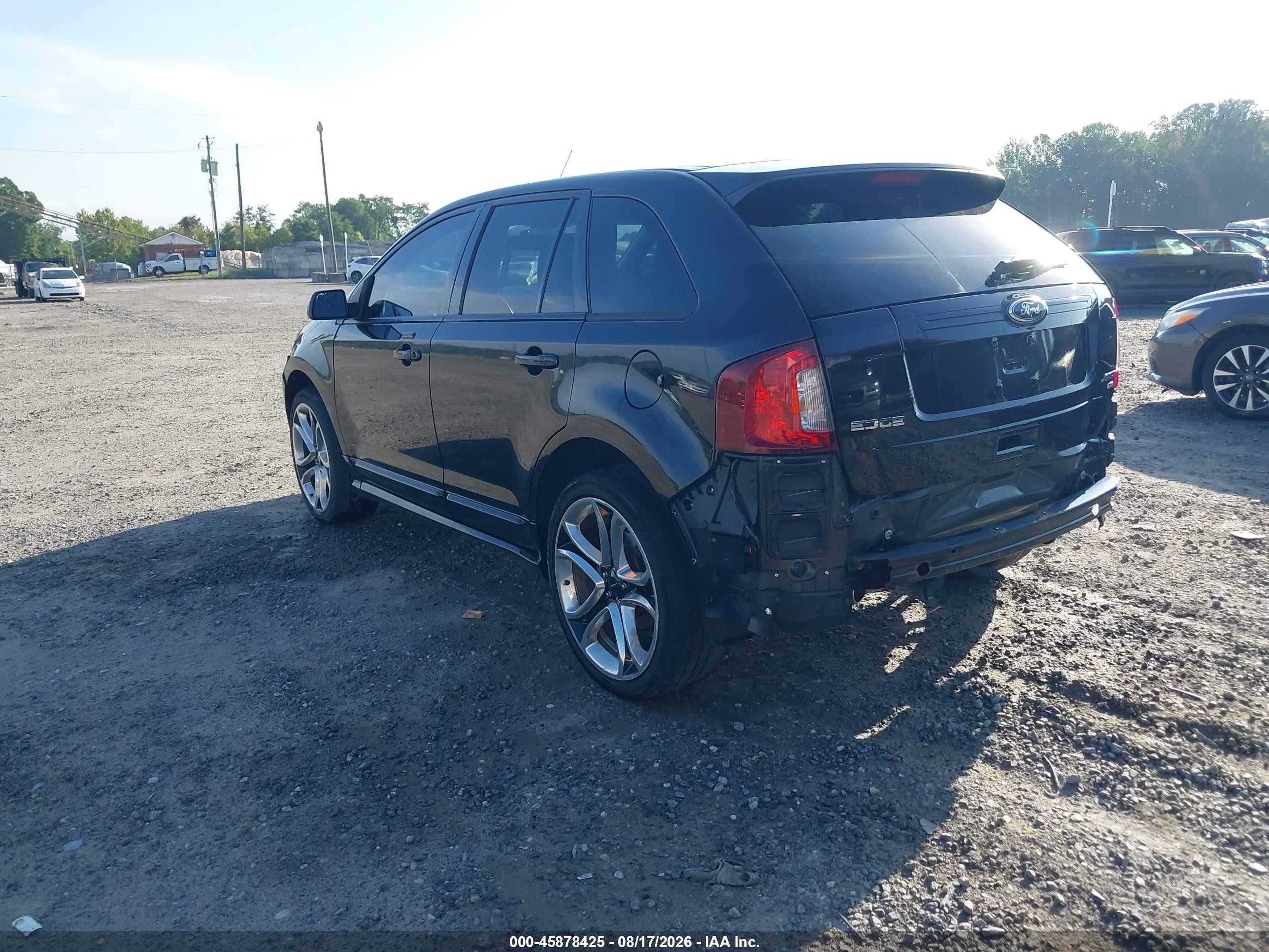 2013 Ford Edge Sport Black vin: 2FMDK4AK8DBC11112