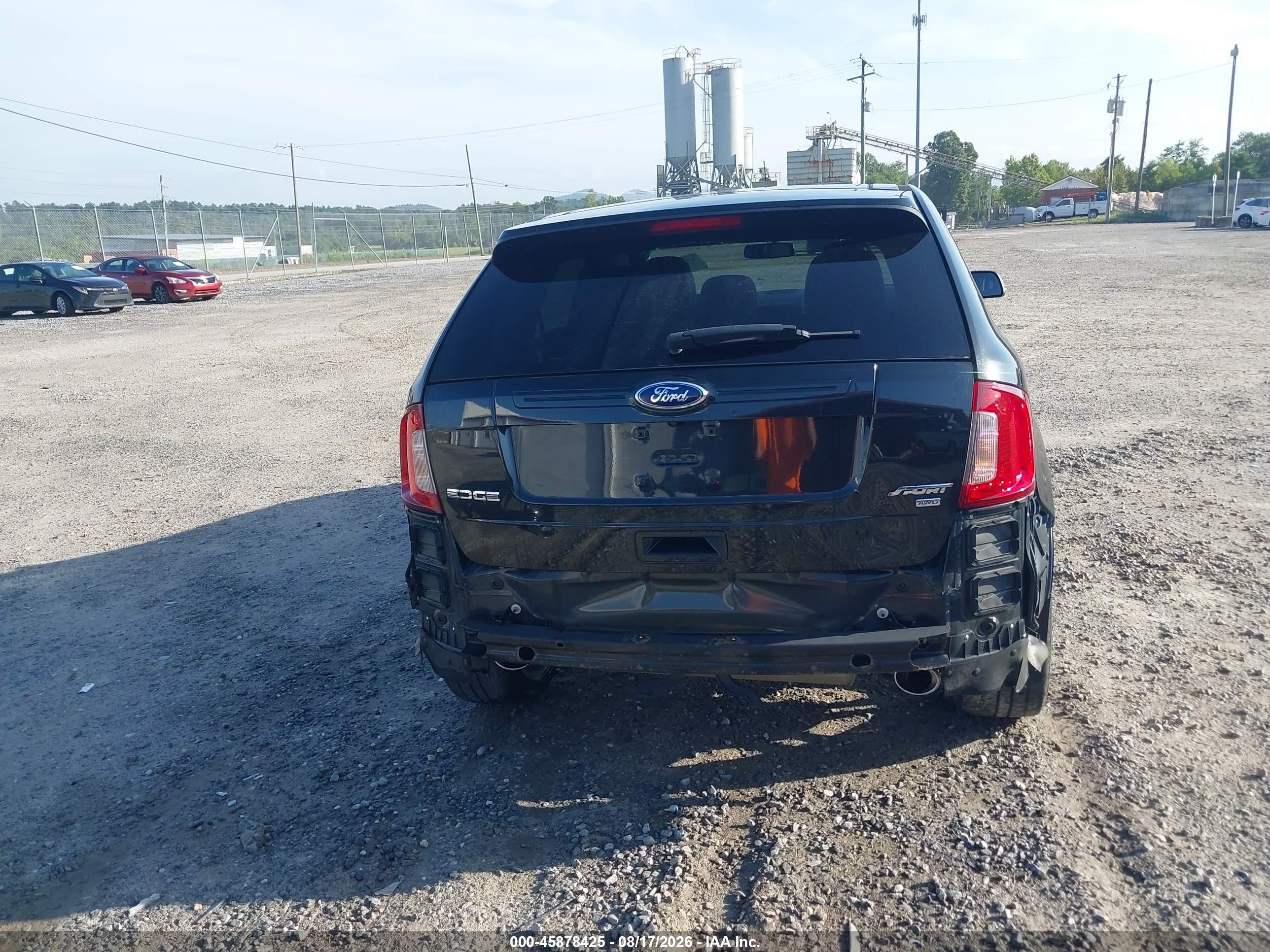 2013 Ford Edge Sport Black vin: 2FMDK4AK8DBC11112