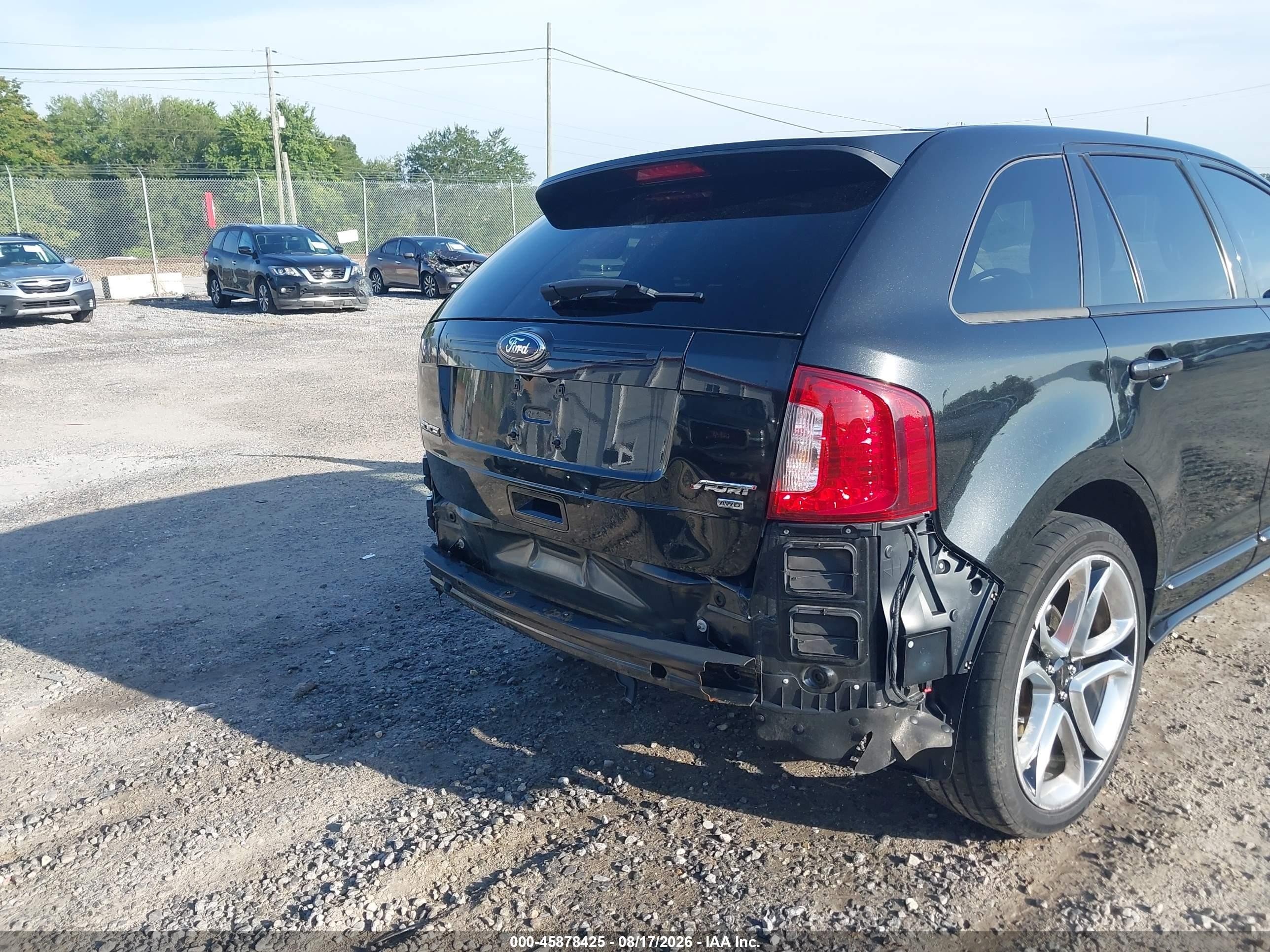 2013 Ford Edge Sport Black vin: 2FMDK4AK8DBC11112