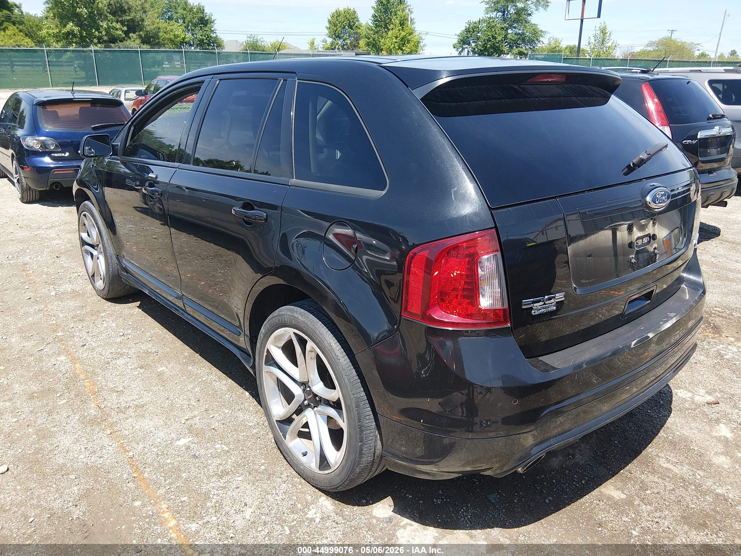 2013 Ford Edge Sport Black vin: 2FMDK4AK8DBE06711