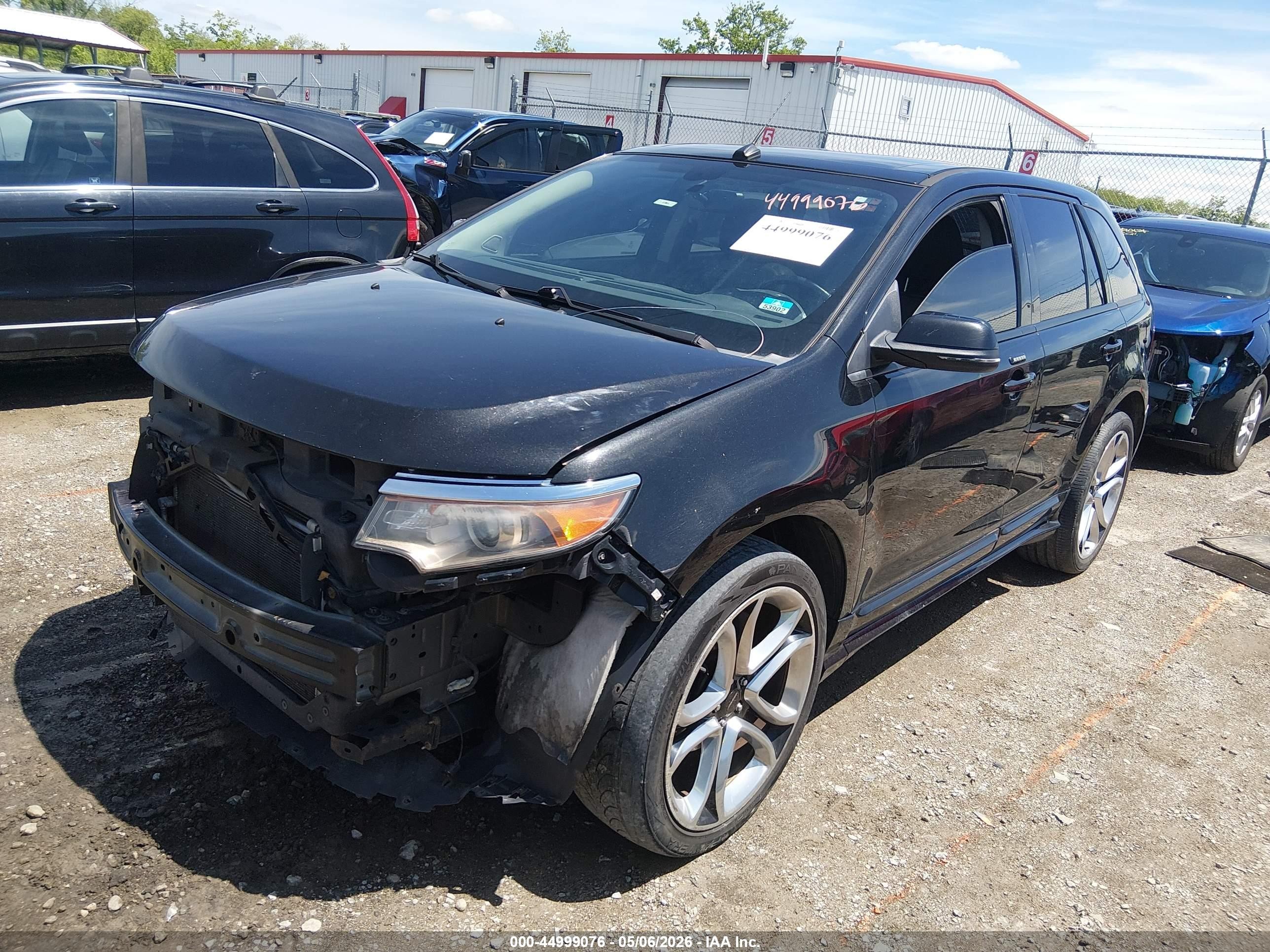 2013 Ford Edge Sport Black vin: 2FMDK4AK8DBE06711