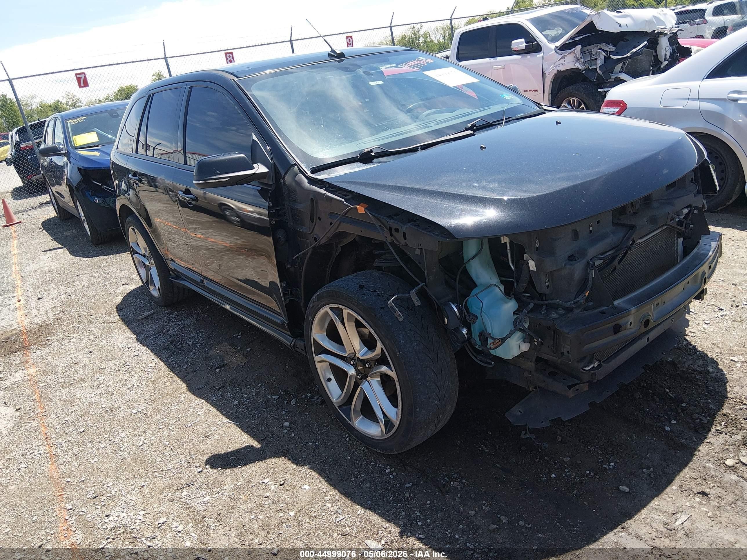 2013 Ford Edge Sport Black vin: 2FMDK4AK8DBE06711