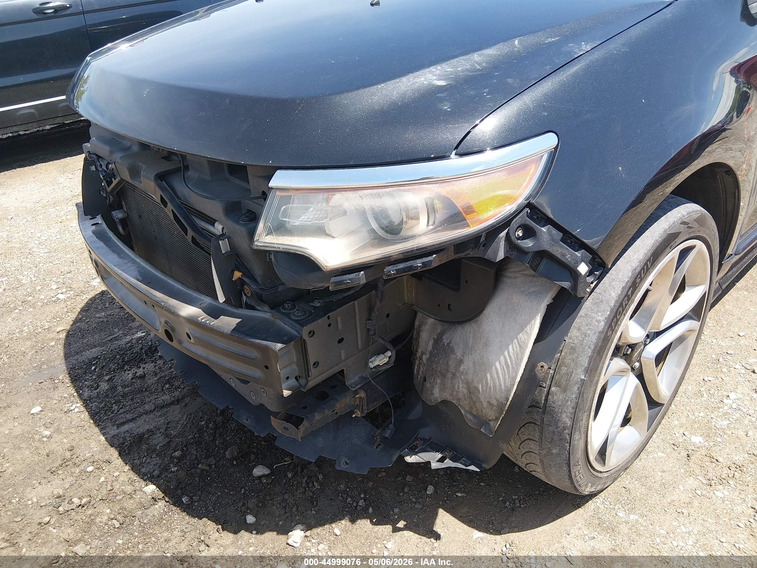 2013 Ford Edge Sport Black vin: 2FMDK4AK8DBE06711