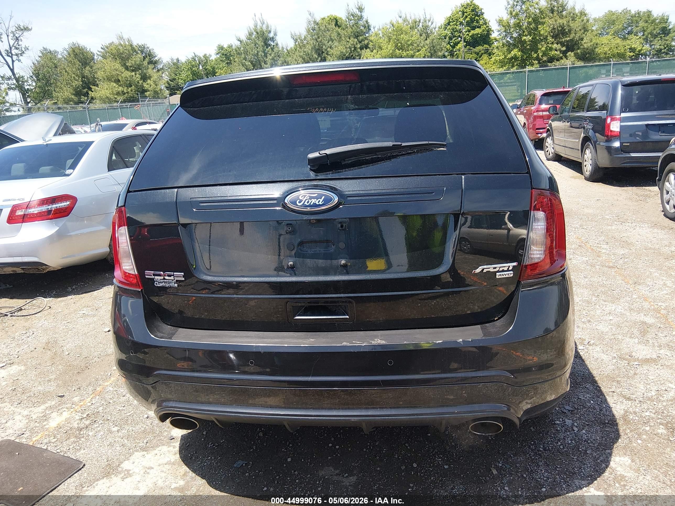 2013 Ford Edge Sport Black vin: 2FMDK4AK8DBE06711