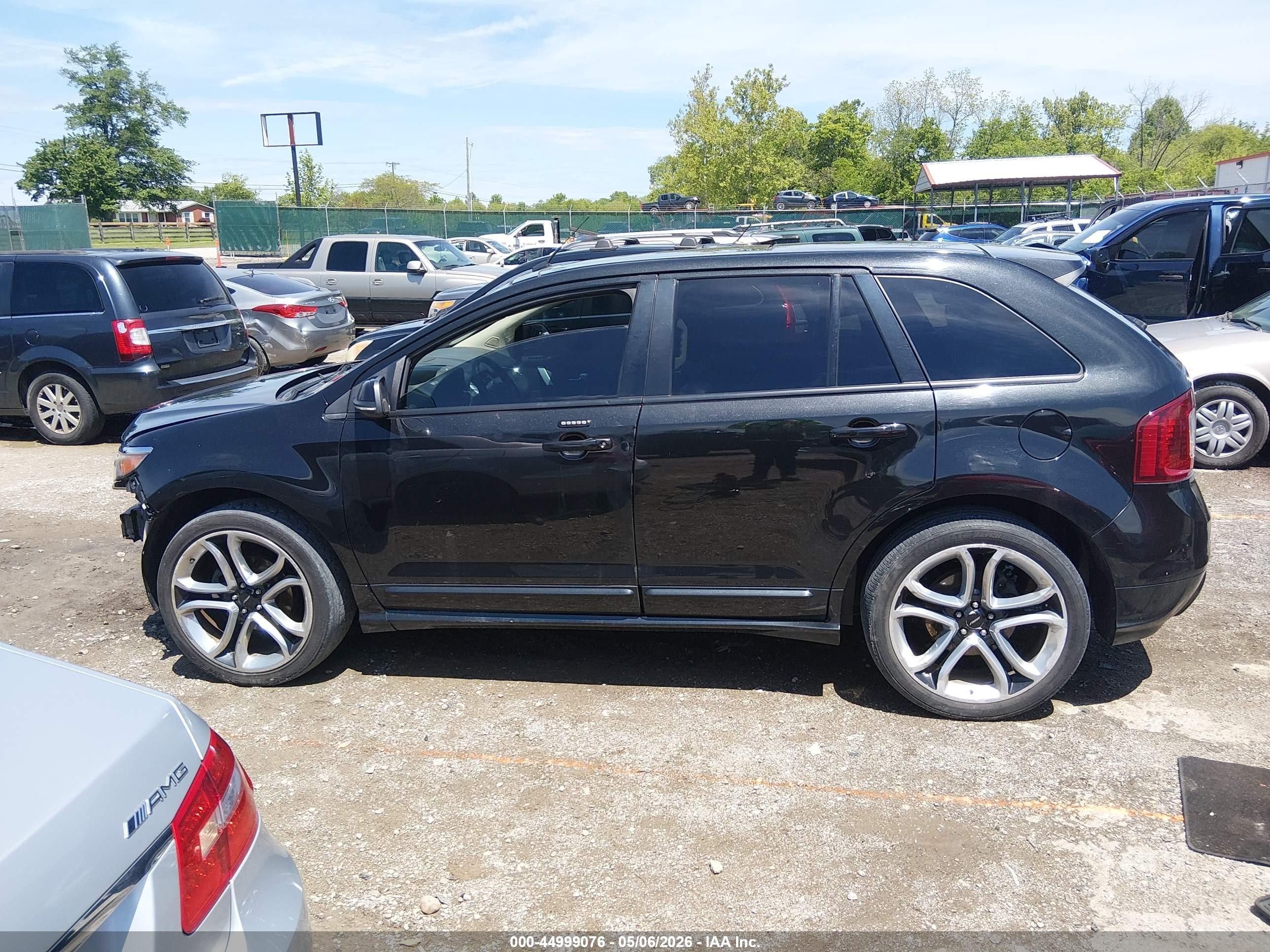 2013 Ford Edge Sport Black vin: 2FMDK4AK8DBE06711
