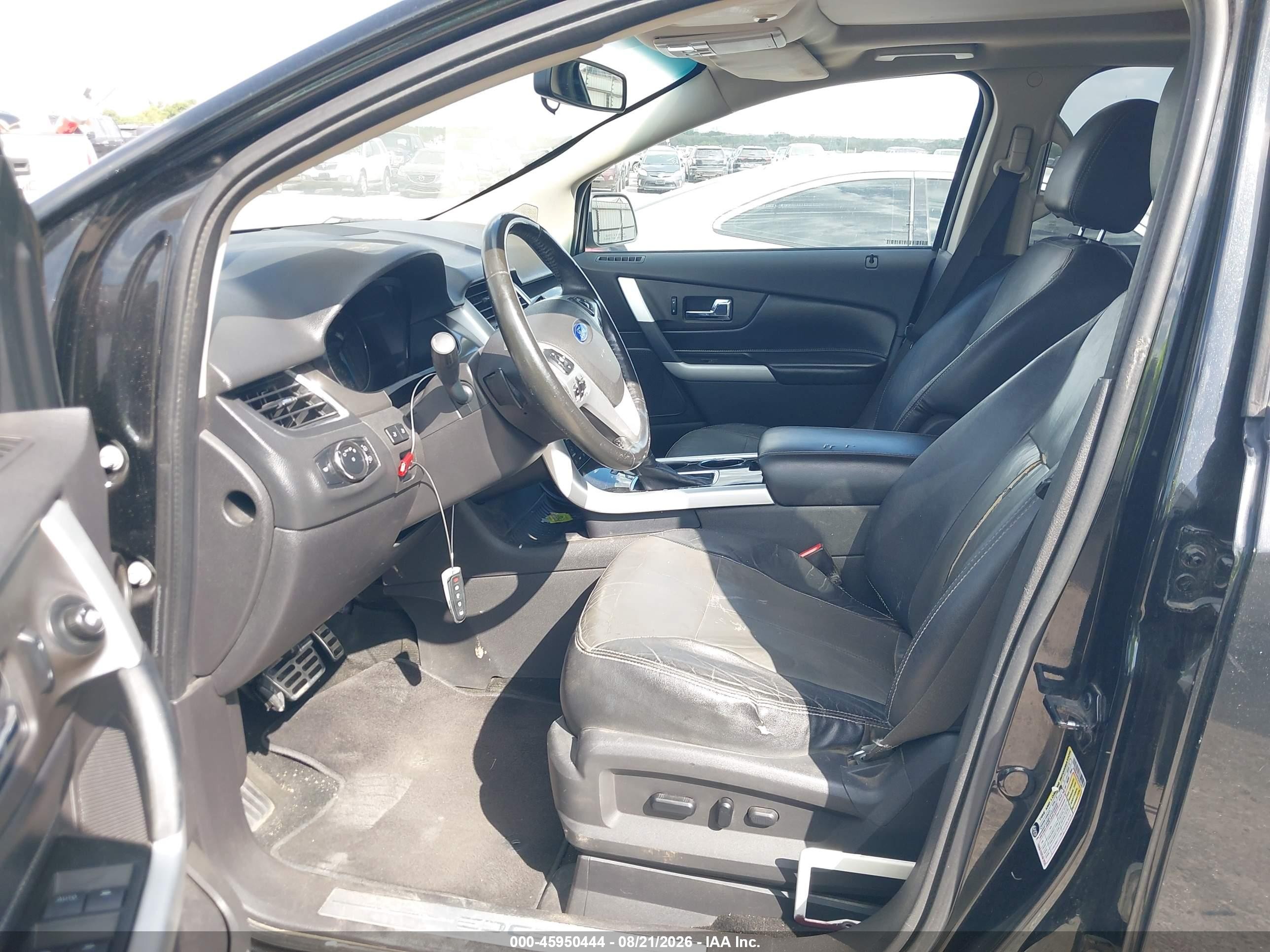 2012 Ford Edge Sport Черный vin: 2FMDK4AK9CBA53457