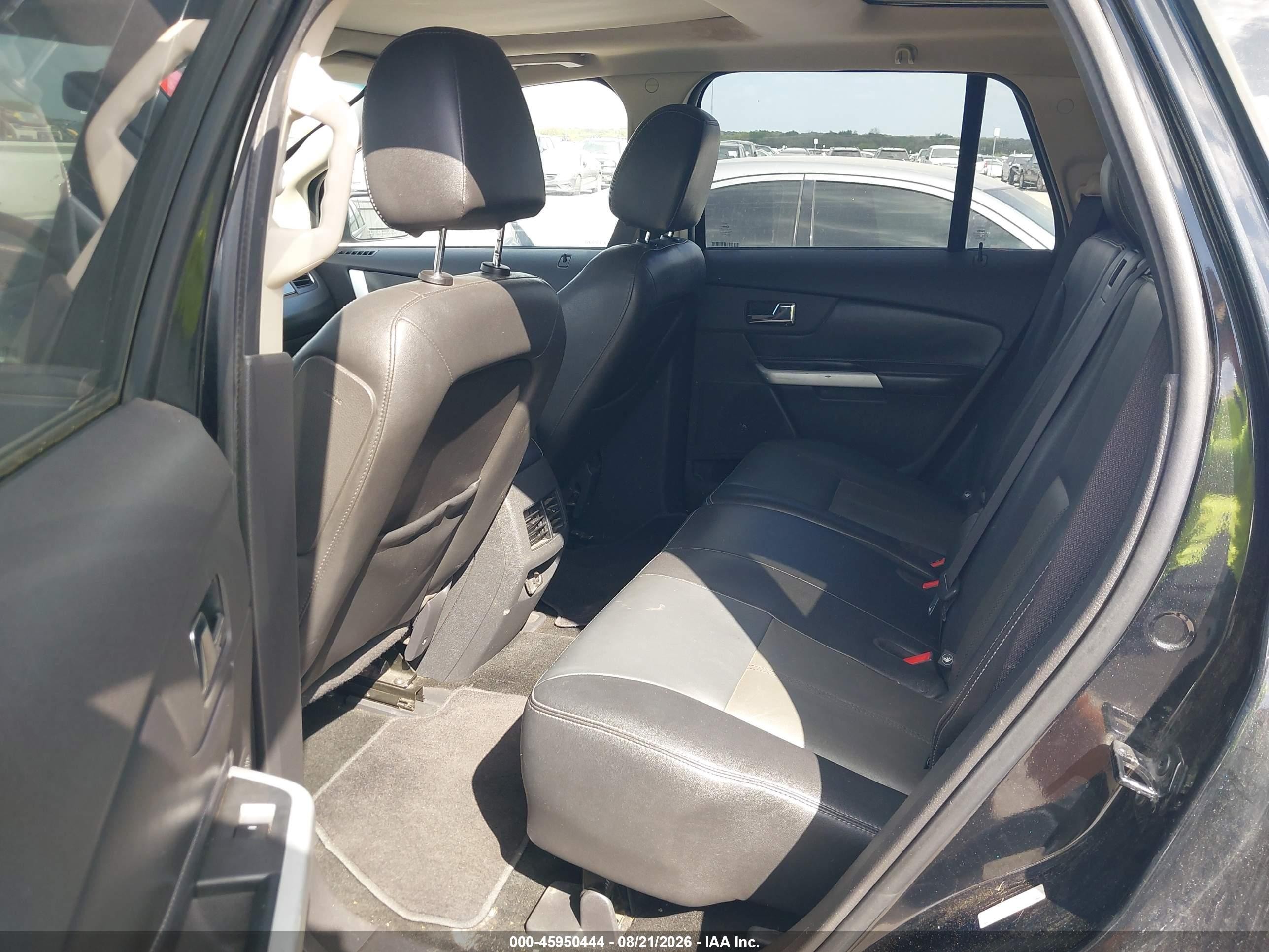 2012 Ford Edge Sport Черный vin: 2FMDK4AK9CBA53457