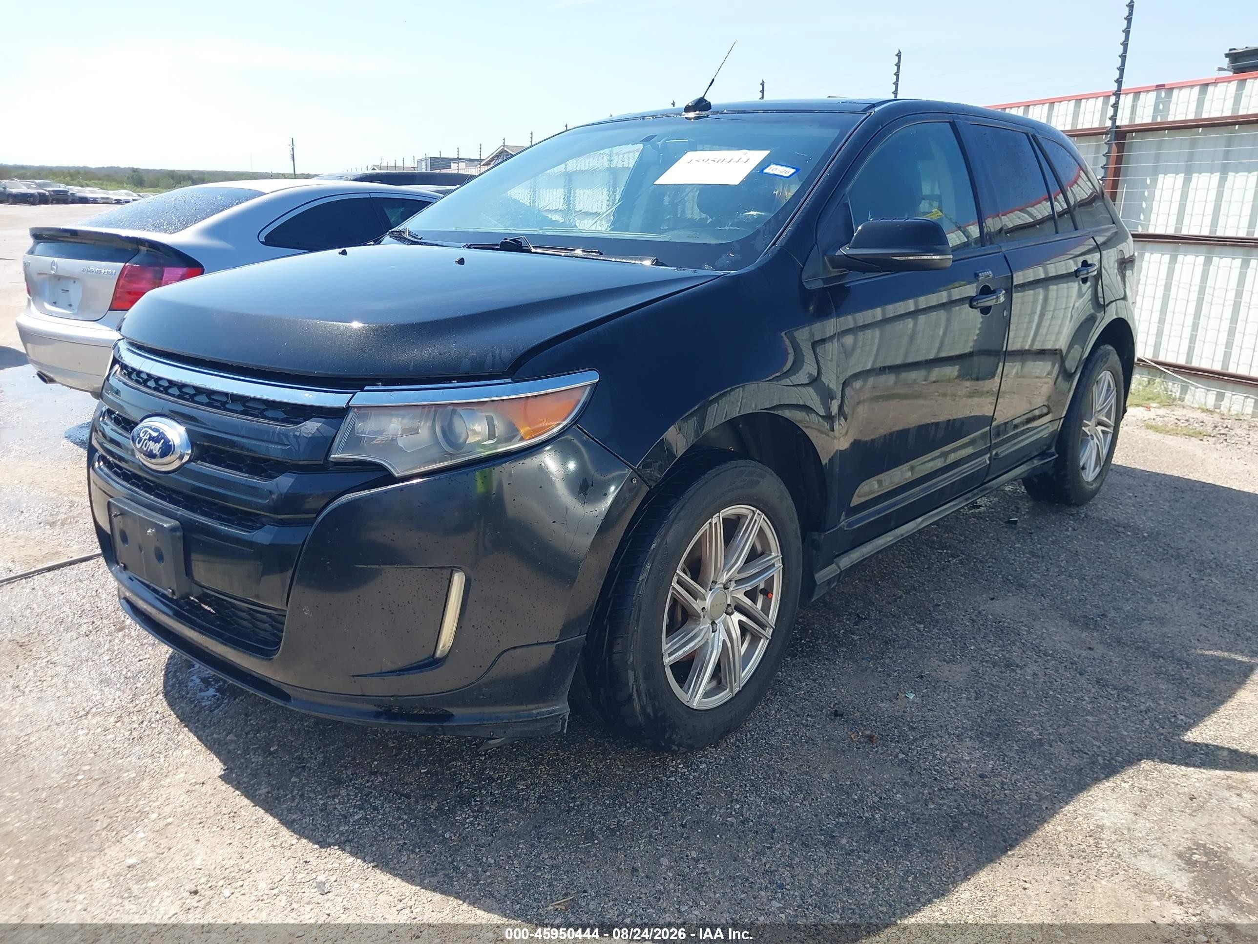 2012 Ford Edge Sport Черный vin: 2FMDK4AK9CBA53457