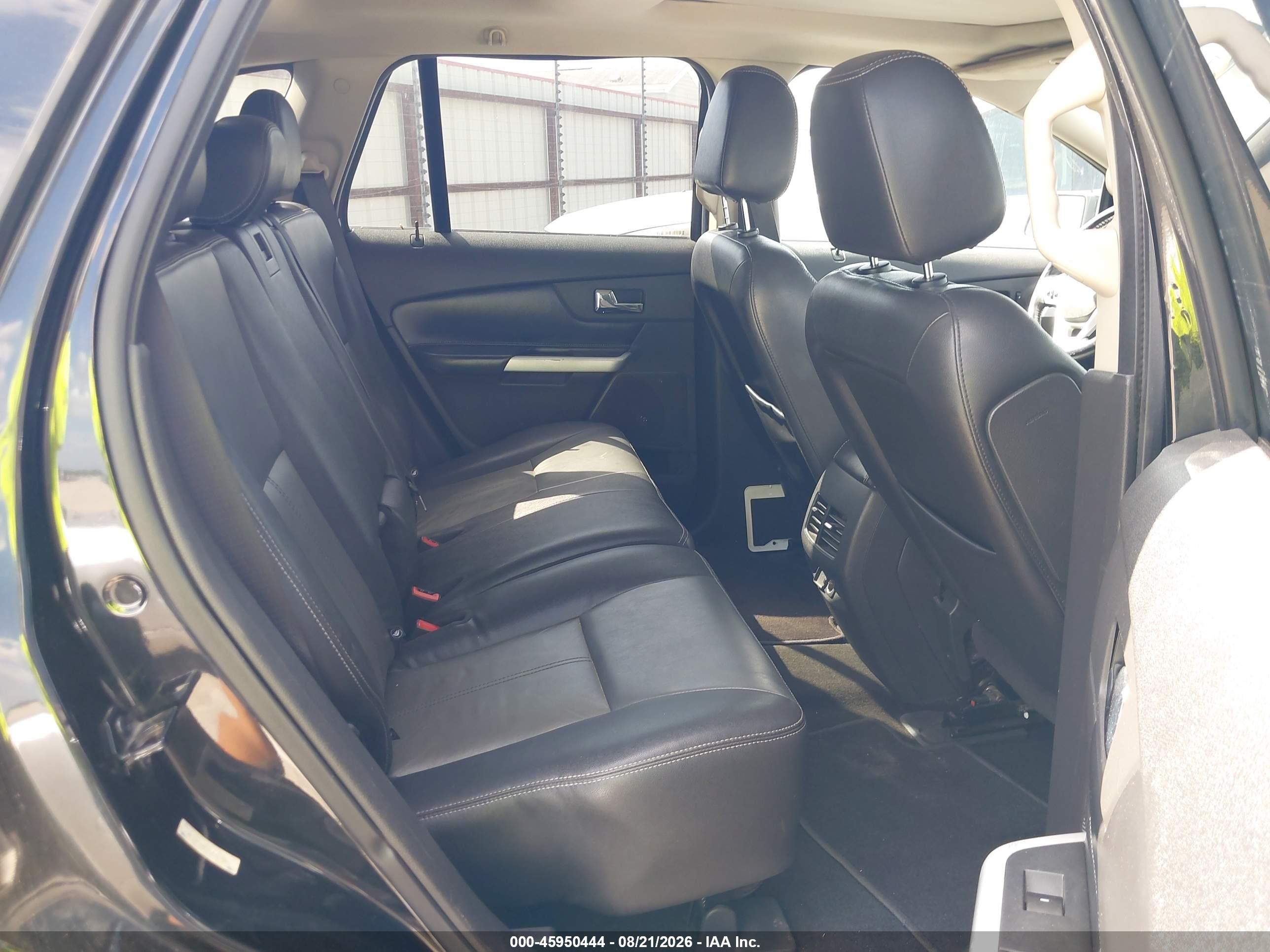 2012 Ford Edge Sport Черный vin: 2FMDK4AK9CBA53457
