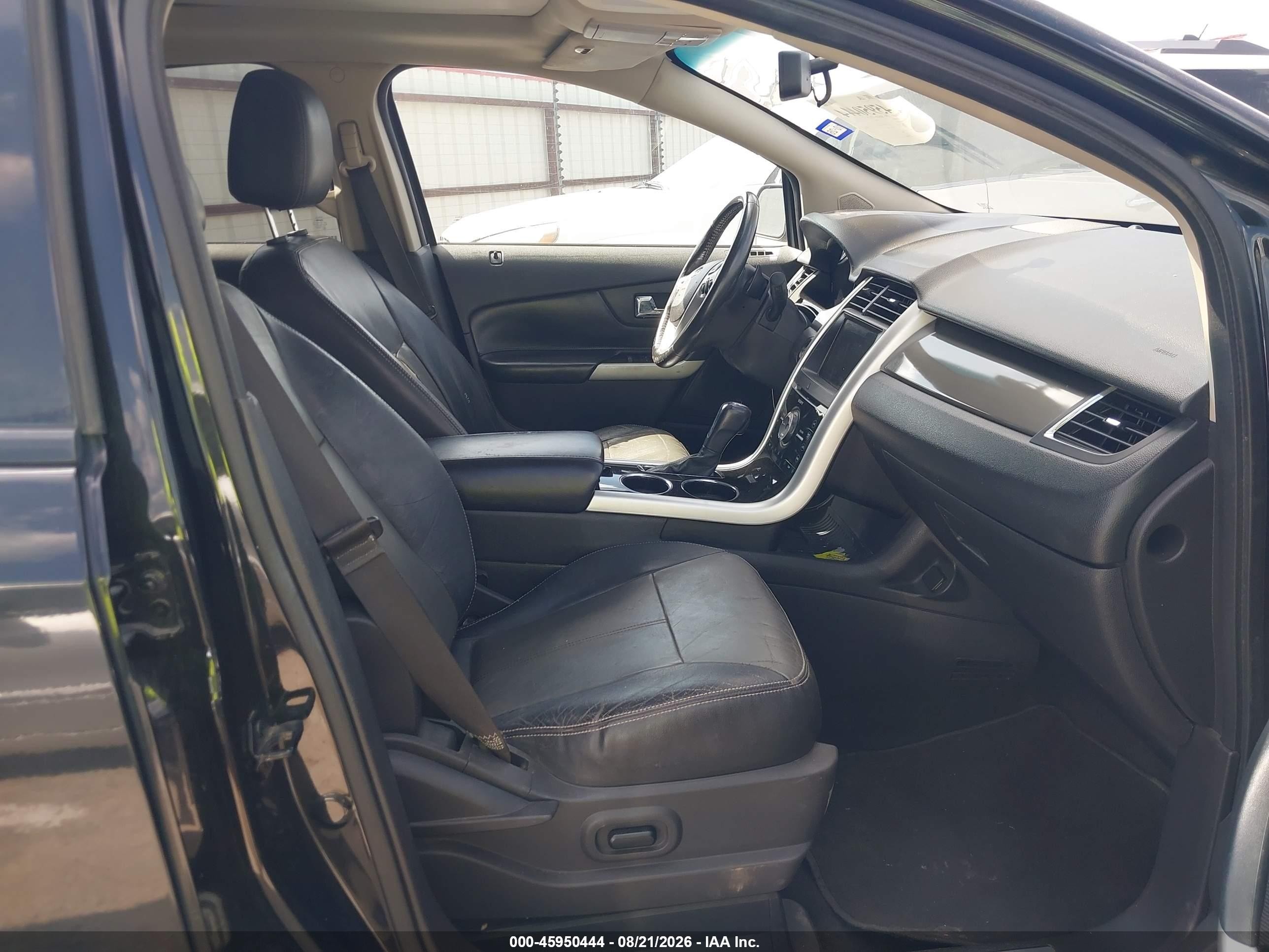 2012 Ford Edge Sport Черный vin: 2FMDK4AK9CBA53457