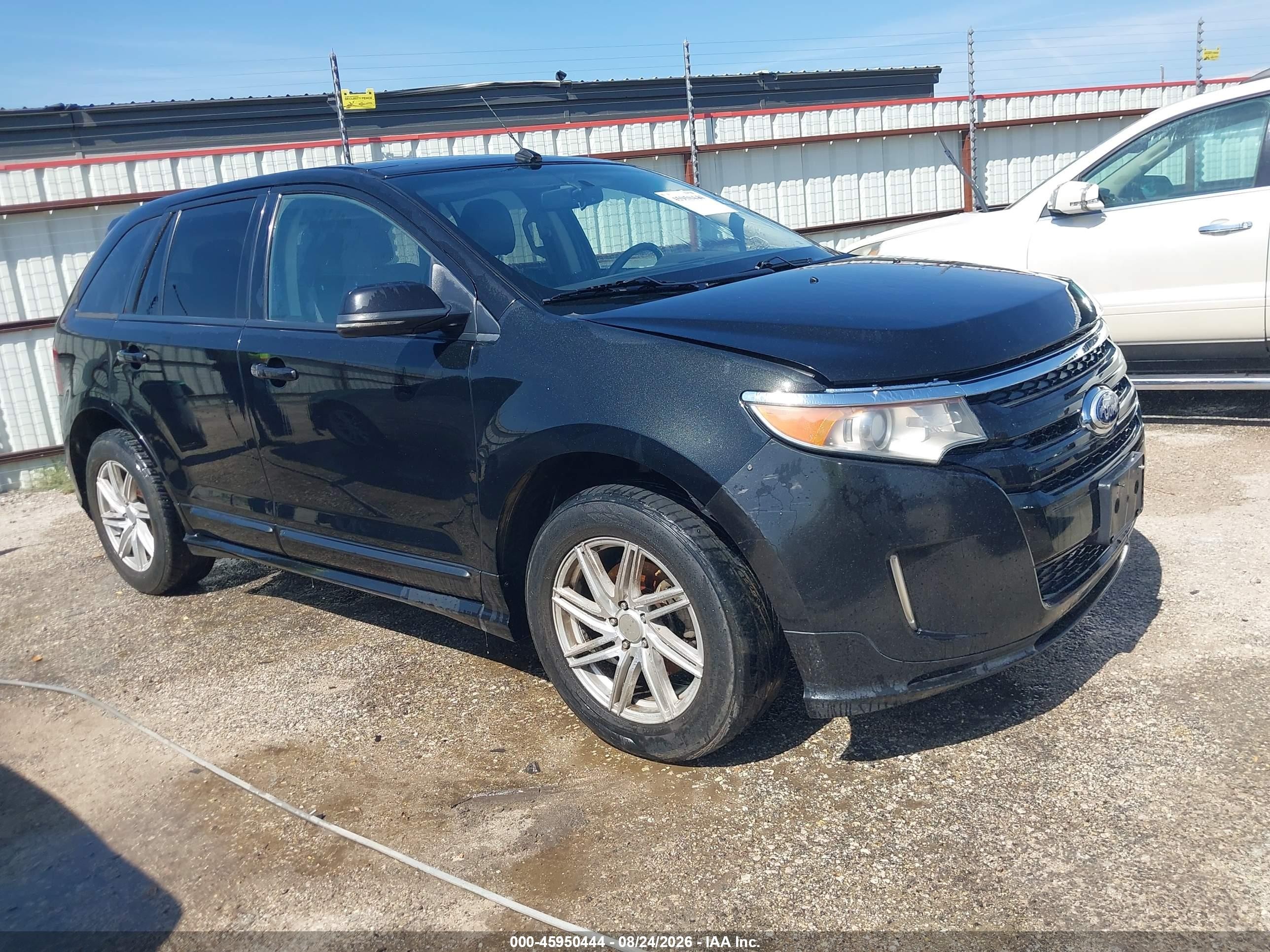 2012 Ford Edge Sport Черный vin: 2FMDK4AK9CBA53457