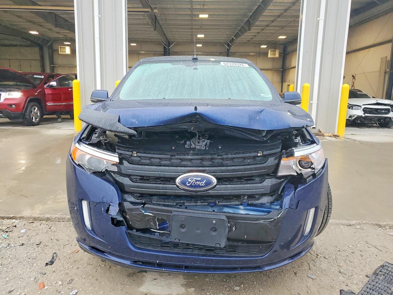 2012 Ford Edge Sport Blue vin: 2FMDK4AK9CBA63003