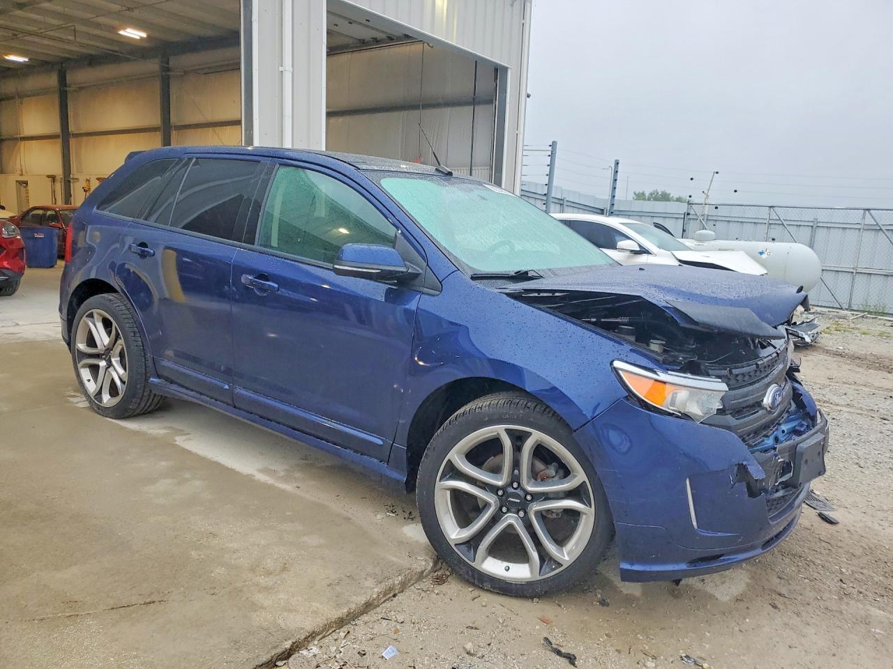 2012 Ford Edge Sport Blue vin: 2FMDK4AK9CBA63003