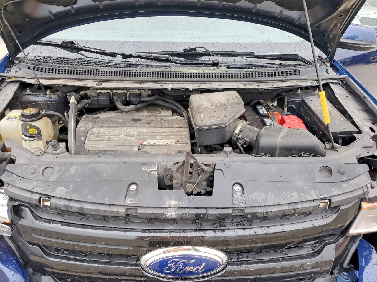 2012 Ford Edge Sport Blue vin: 2FMDK4AK9CBA63003