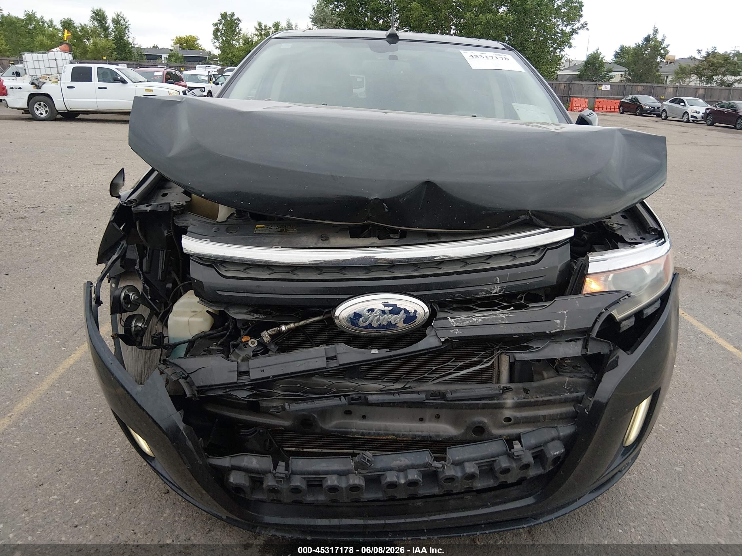 2013 Ford Edge Sport Black vin: 2FMDK4AK9DBA40547