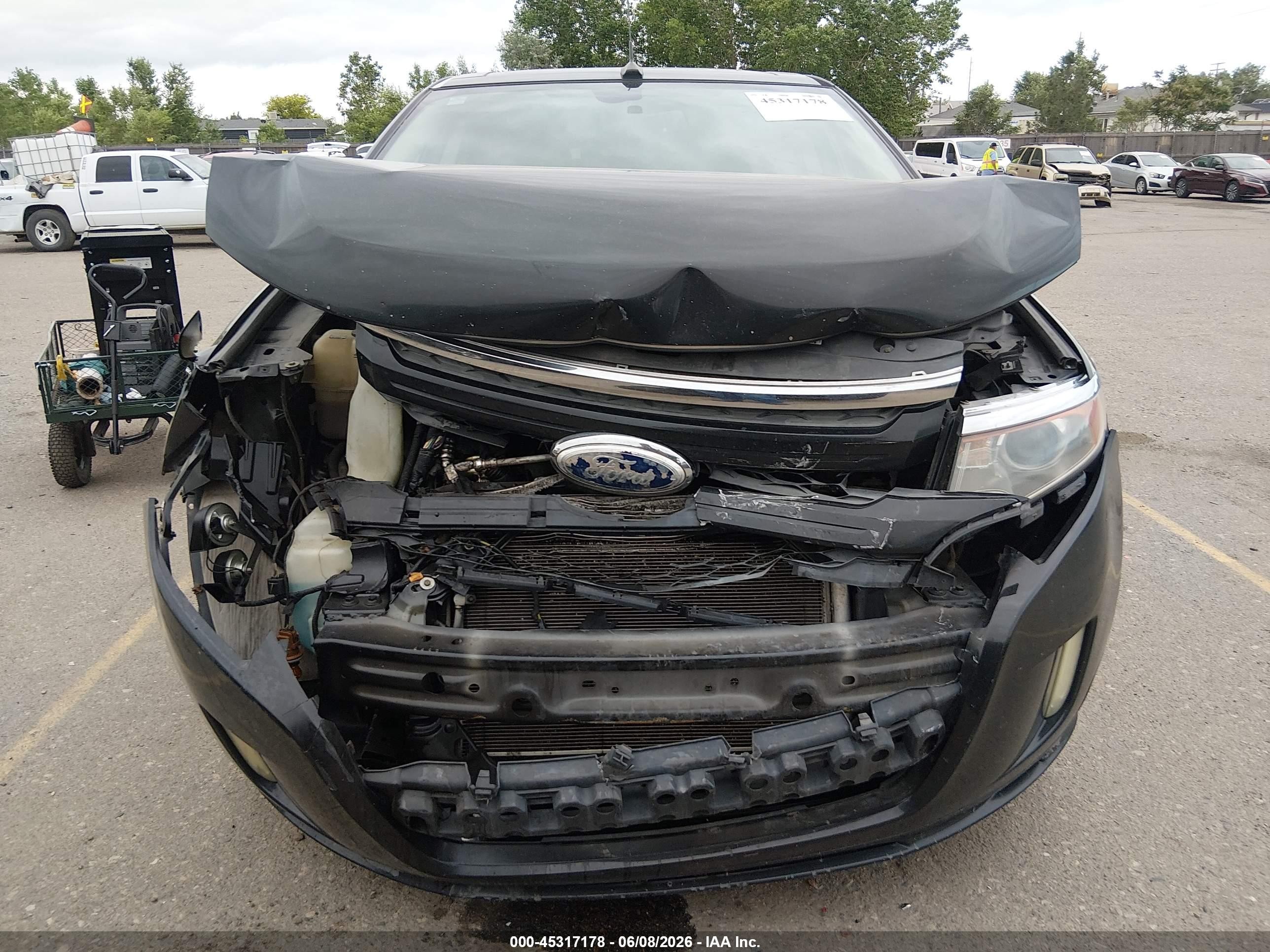 2013 Ford Edge Sport Black vin: 2FMDK4AK9DBA40547