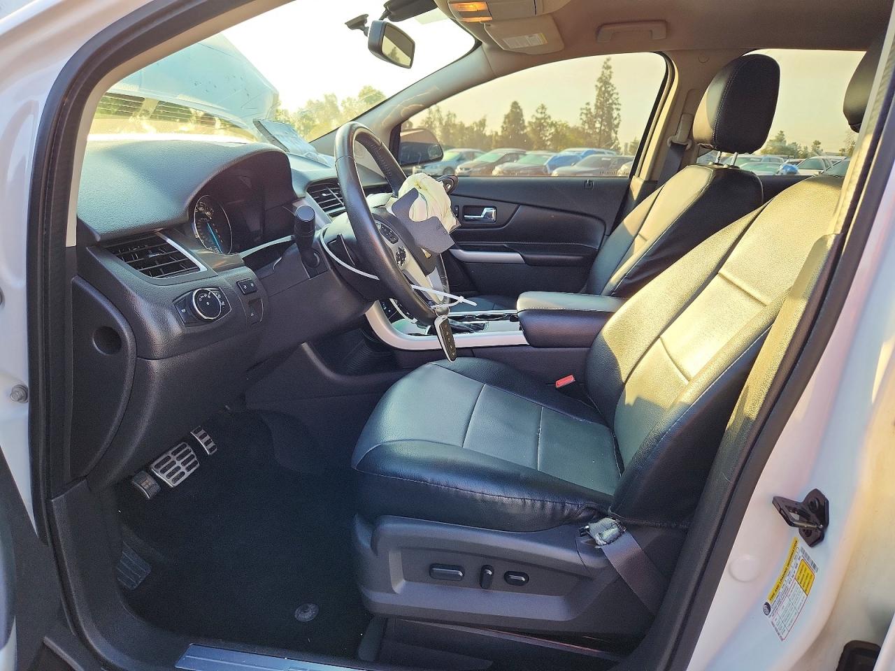 2014 Ford Edge Sport White vin: 2FMDK4AK9EBB06919