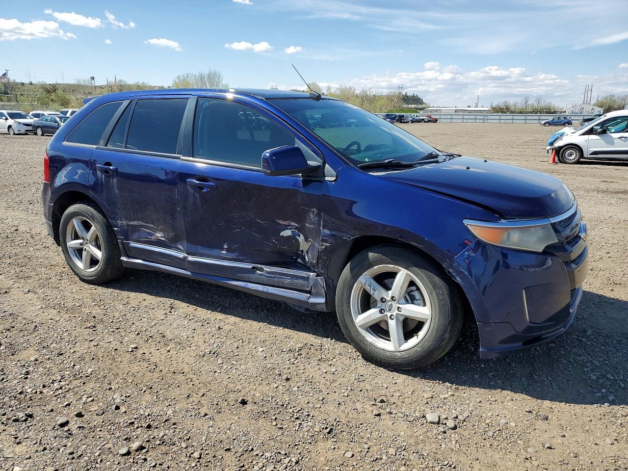 2011 Ford Edge Sport Blue vin: 2FMDK4AKXBBA32311