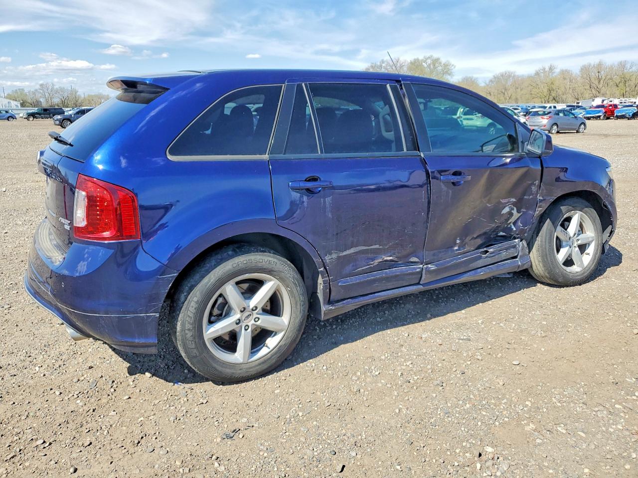 2011 Ford Edge Sport Blue vin: 2FMDK4AKXBBA32311