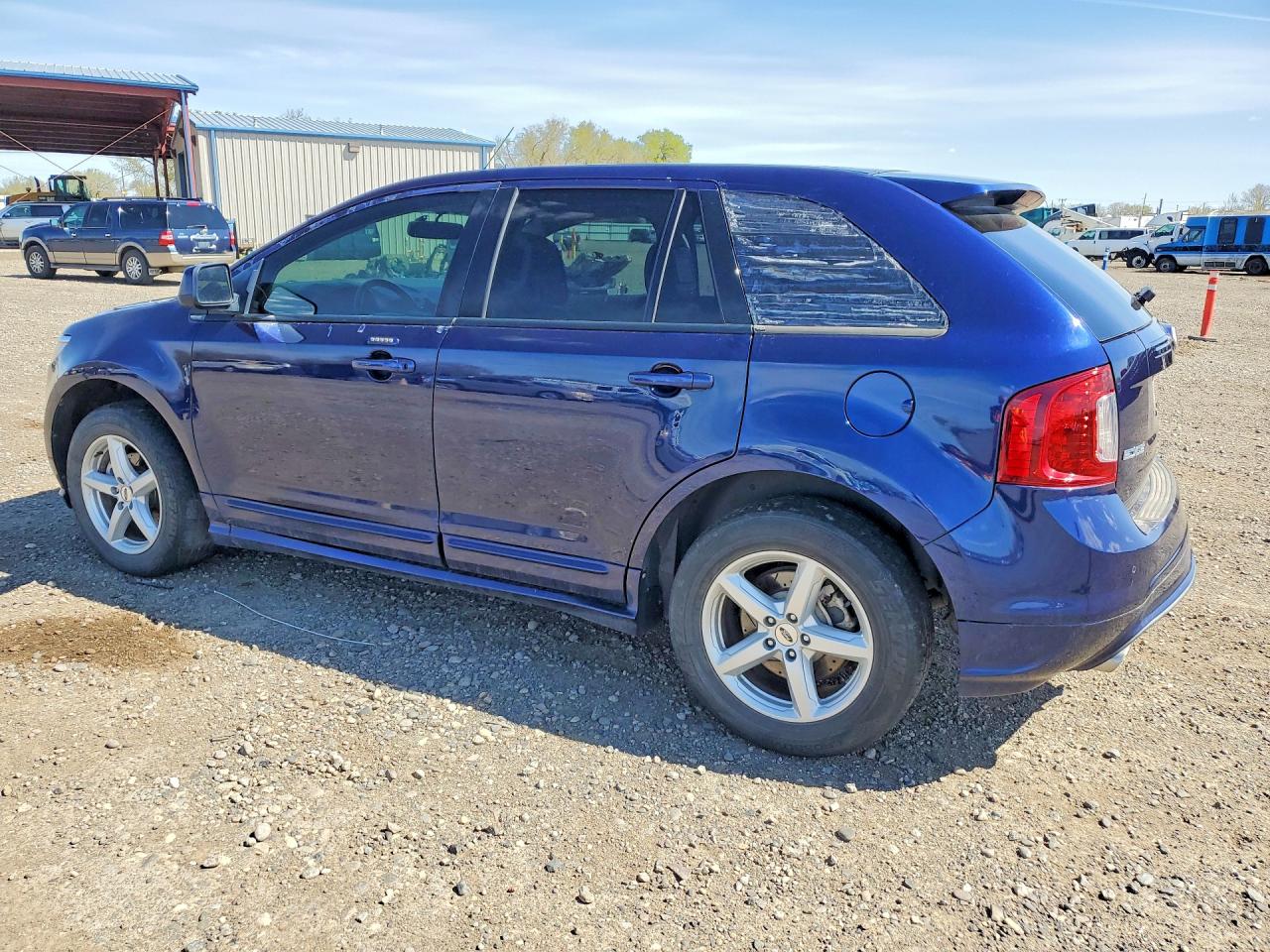 2011 Ford Edge Sport Blue vin: 2FMDK4AKXBBA32311