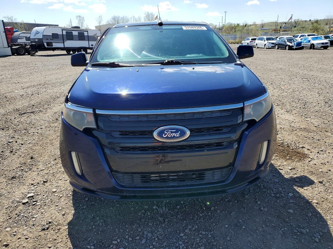 2011 Ford Edge Sport Blue vin: 2FMDK4AKXBBA32311