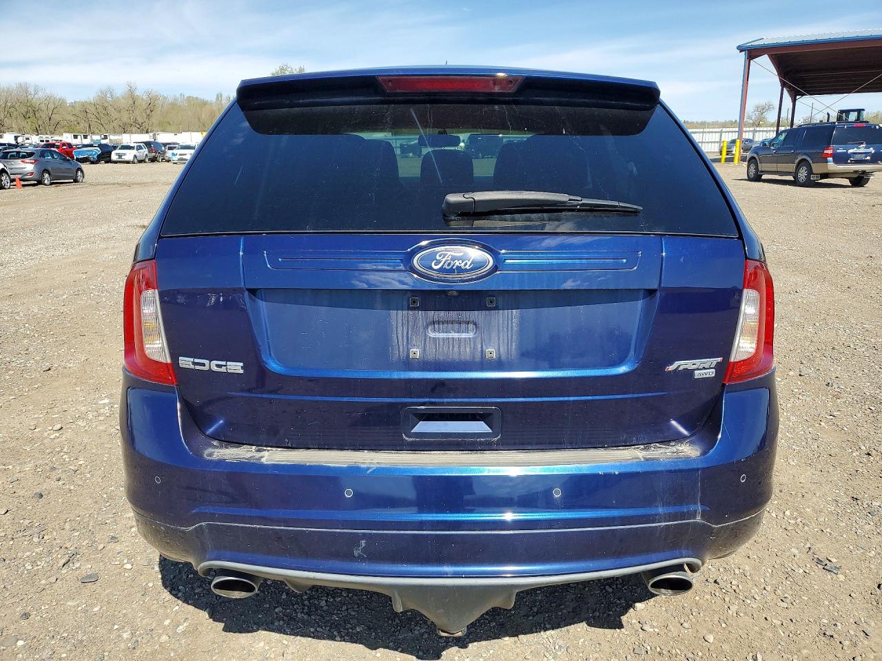2011 Ford Edge Sport Blue vin: 2FMDK4AKXBBA32311
