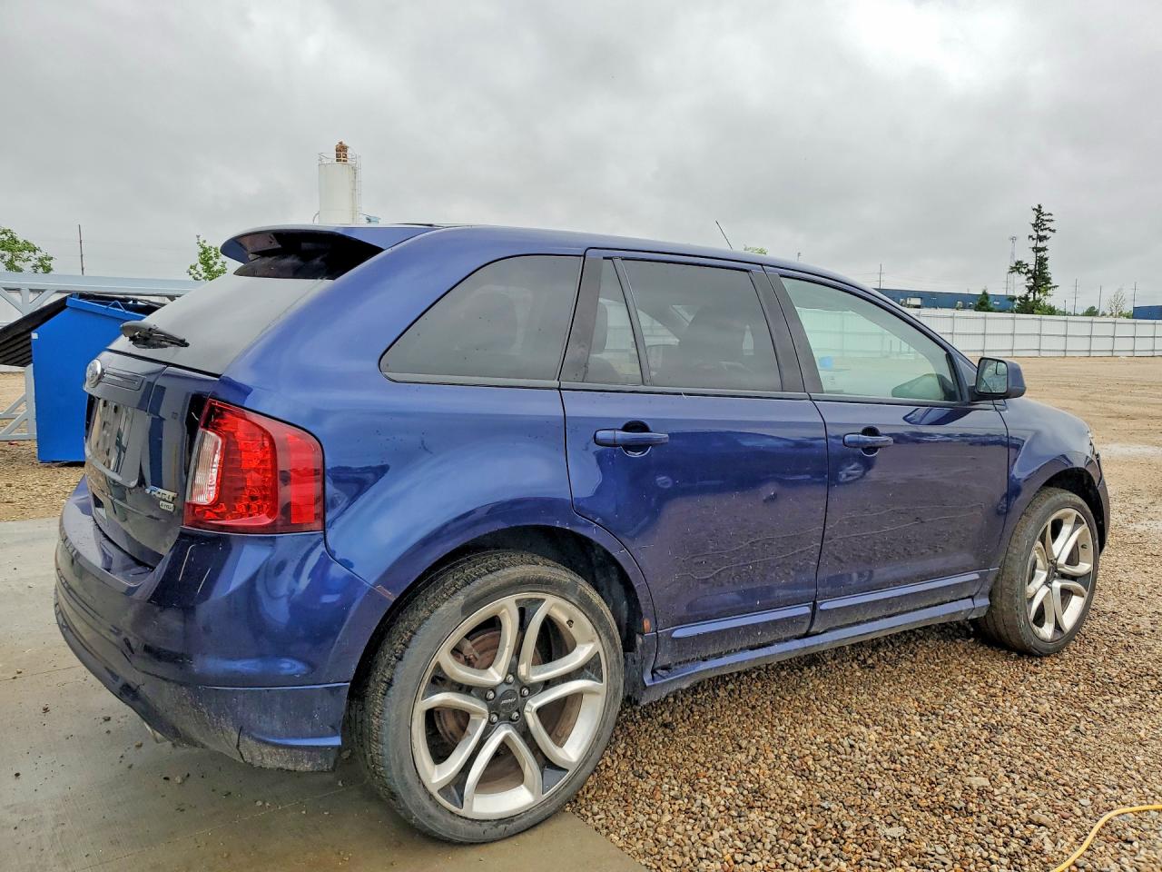 2011 Ford Edge Sport Blue vin: 2FMDK4AKXBBA85851