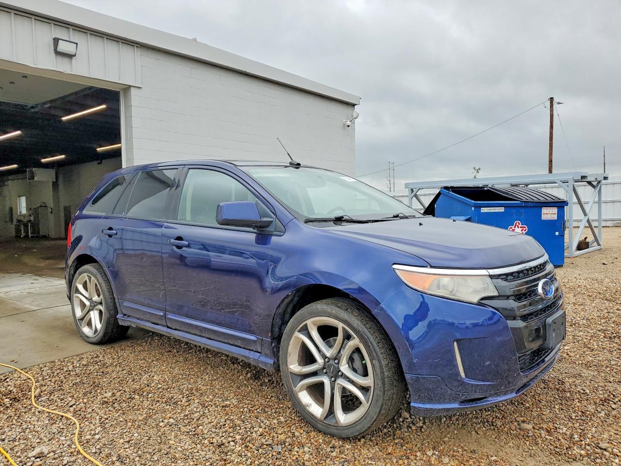 2011 Ford Edge Sport Blue vin: 2FMDK4AKXBBA85851