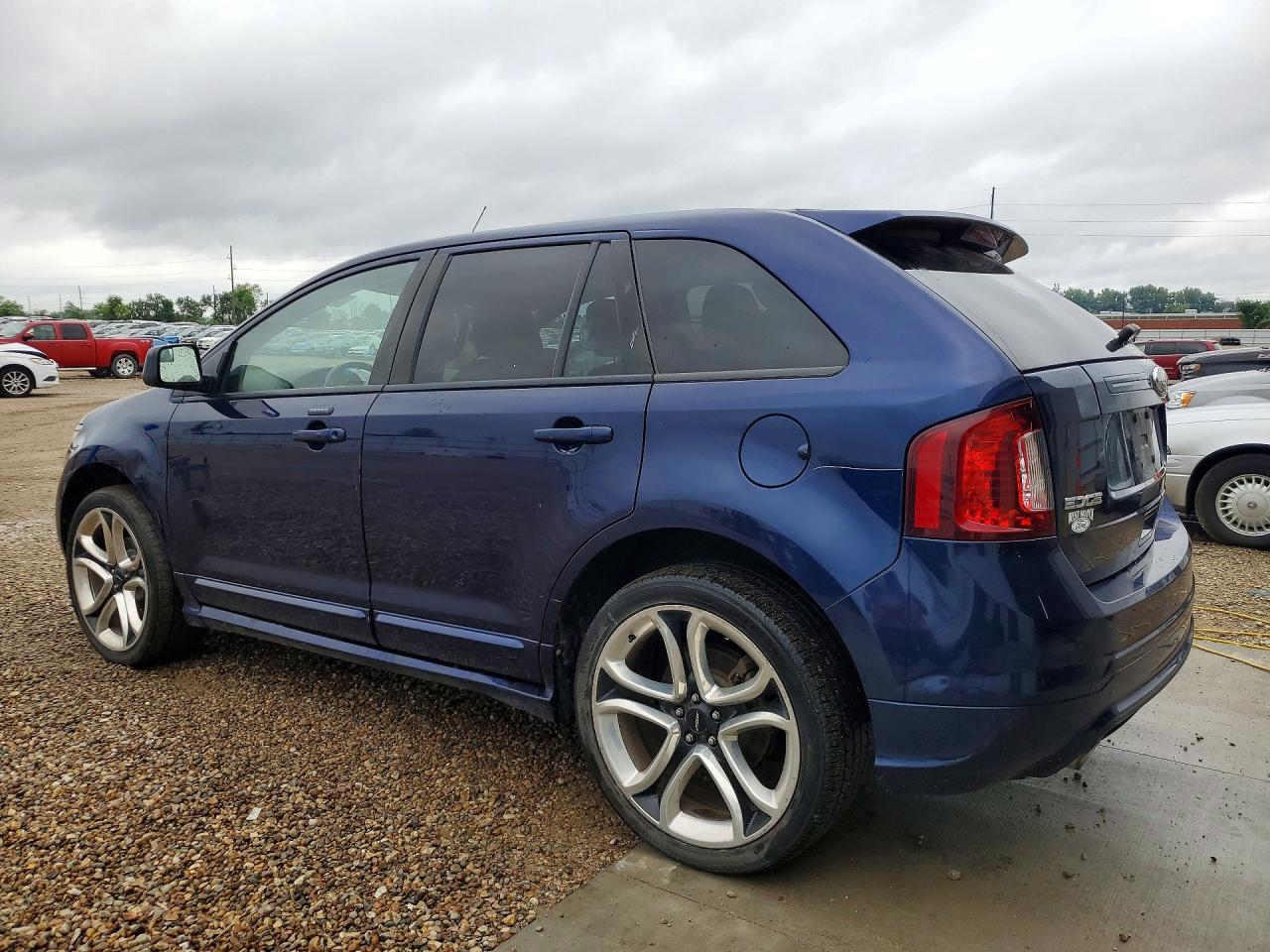 2011 Ford Edge Sport Blue vin: 2FMDK4AKXBBA85851
