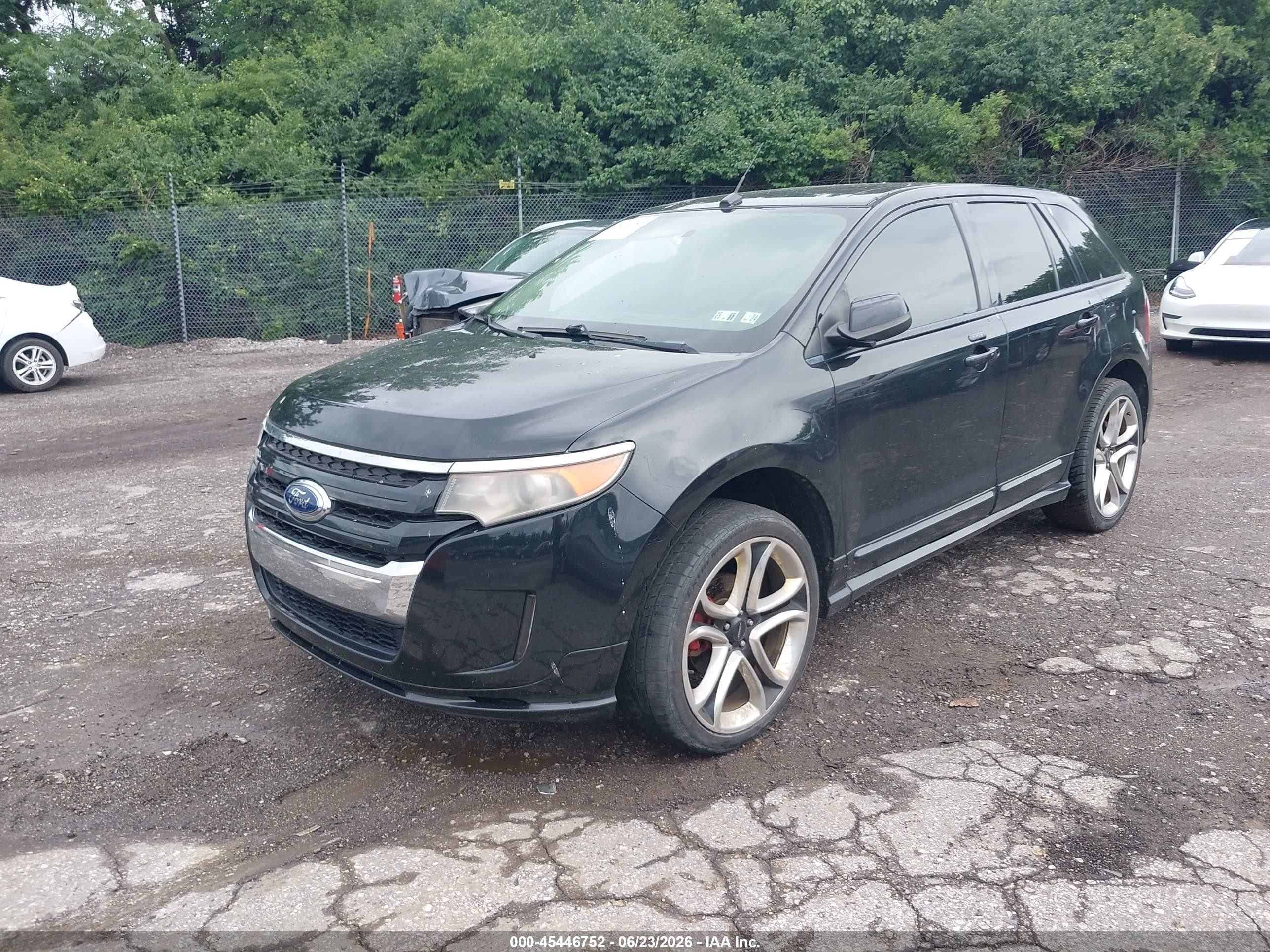 2011 Ford Edge Sport Black vin: 2FMDK4AKXBBA87079