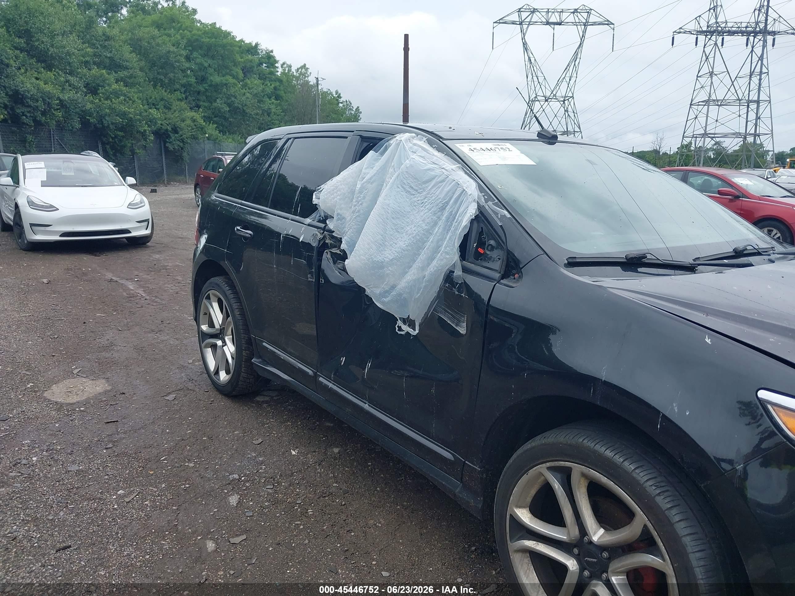 2011 Ford Edge Sport Black vin: 2FMDK4AKXBBA87079