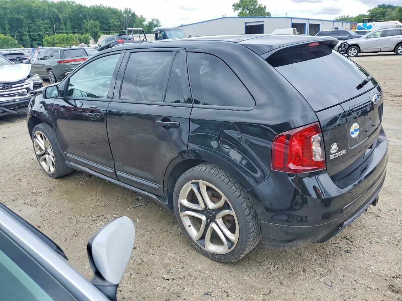 2012 Ford Edge Sport Black vin: 2FMDK4AKXCBA02162