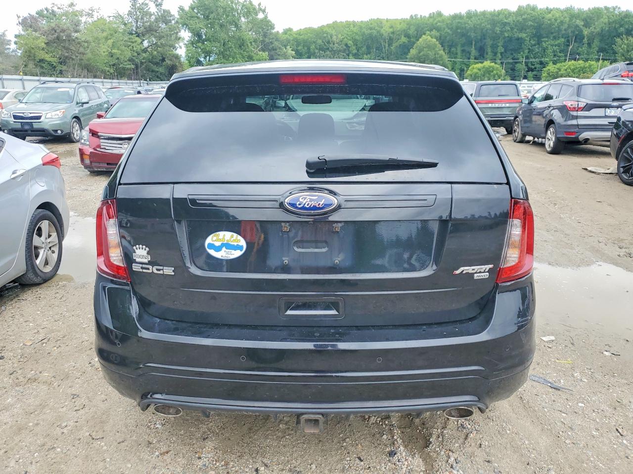 2012 Ford Edge Sport Black vin: 2FMDK4AKXCBA02162