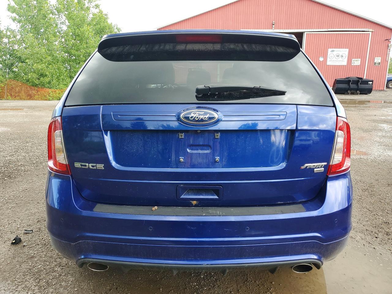 2013 Ford Edge Sport Blue vin: 2FMDK4AKXDBC35511