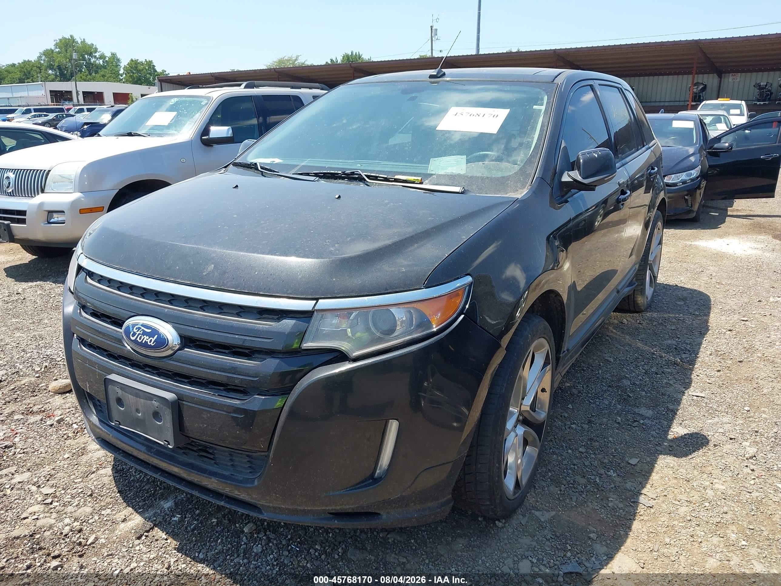 2014 Ford Edge Sport Black vin: 2FMDK4AKXEBB21235