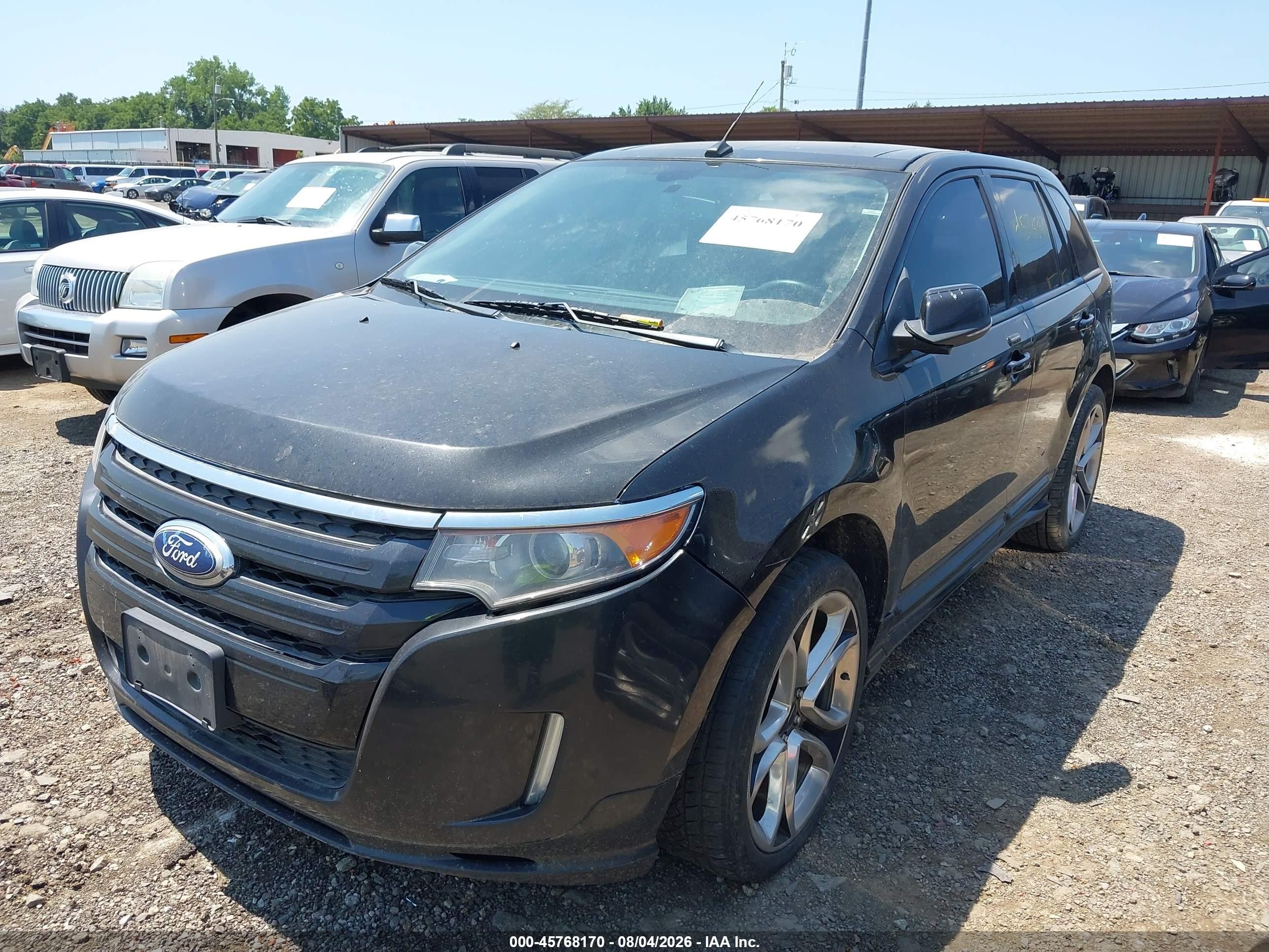 2014 Ford Edge Sport Black vin: 2FMDK4AKXEBB21235