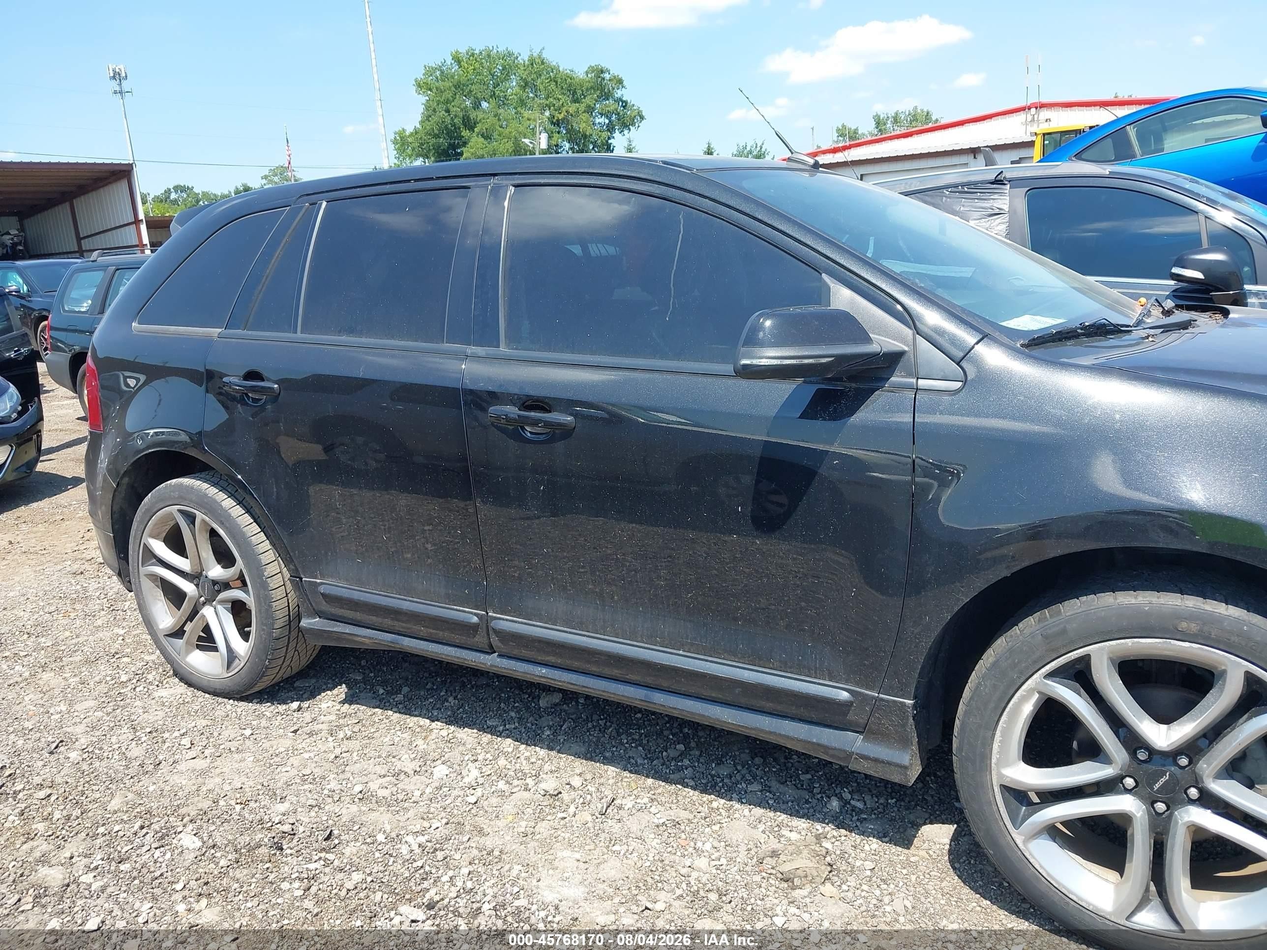 2014 Ford Edge Sport Black vin: 2FMDK4AKXEBB21235