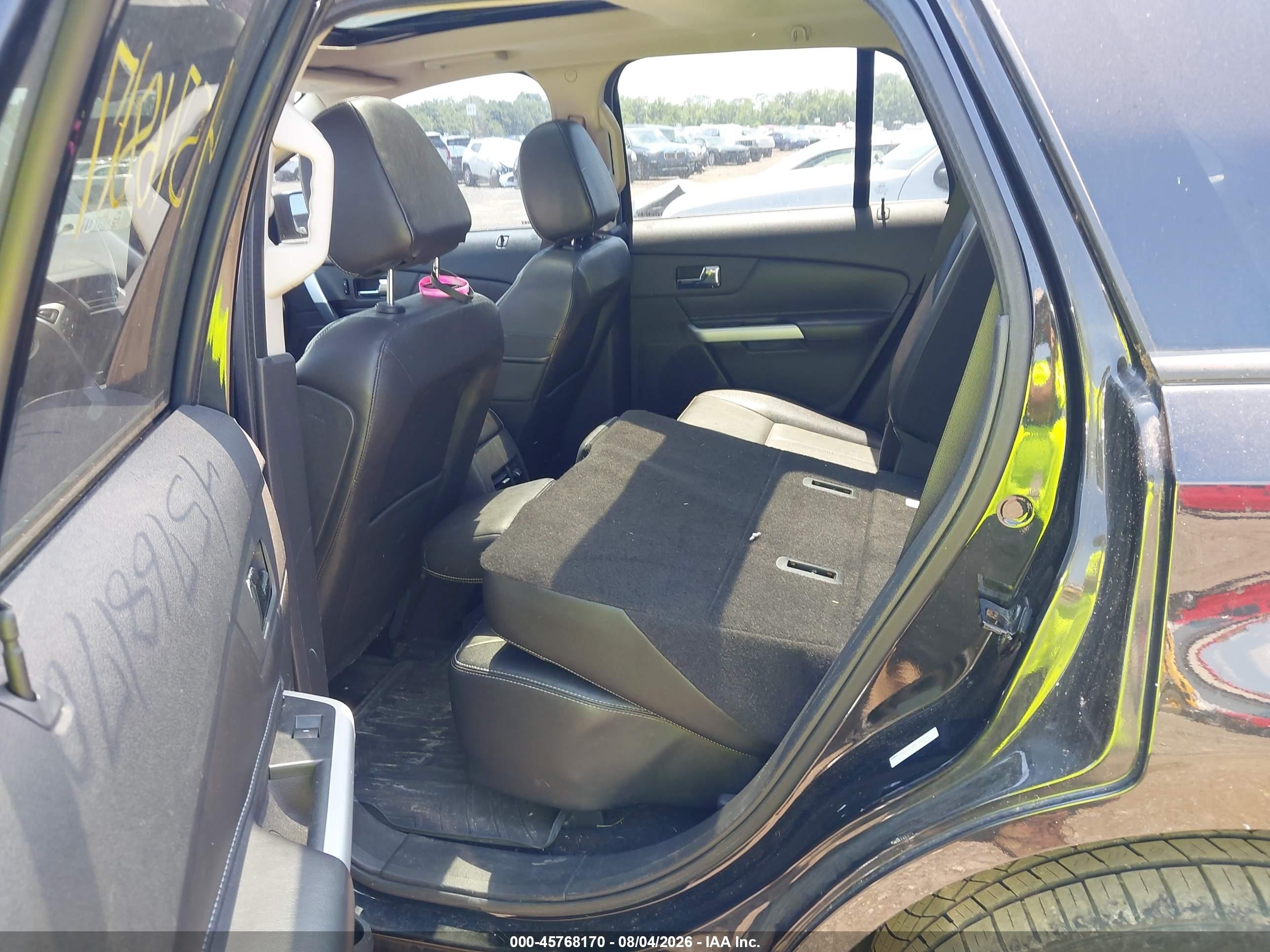 2014 Ford Edge Sport Black vin: 2FMDK4AKXEBB21235