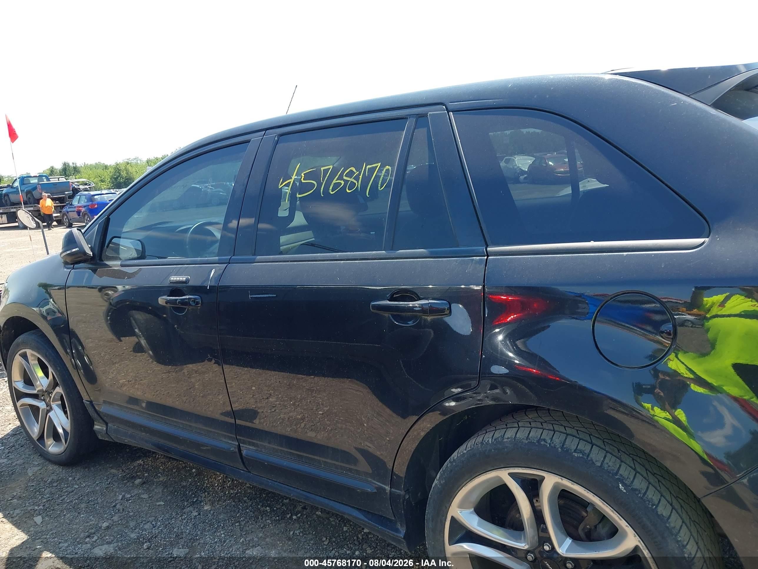 2014 Ford Edge Sport Black vin: 2FMDK4AKXEBB21235
