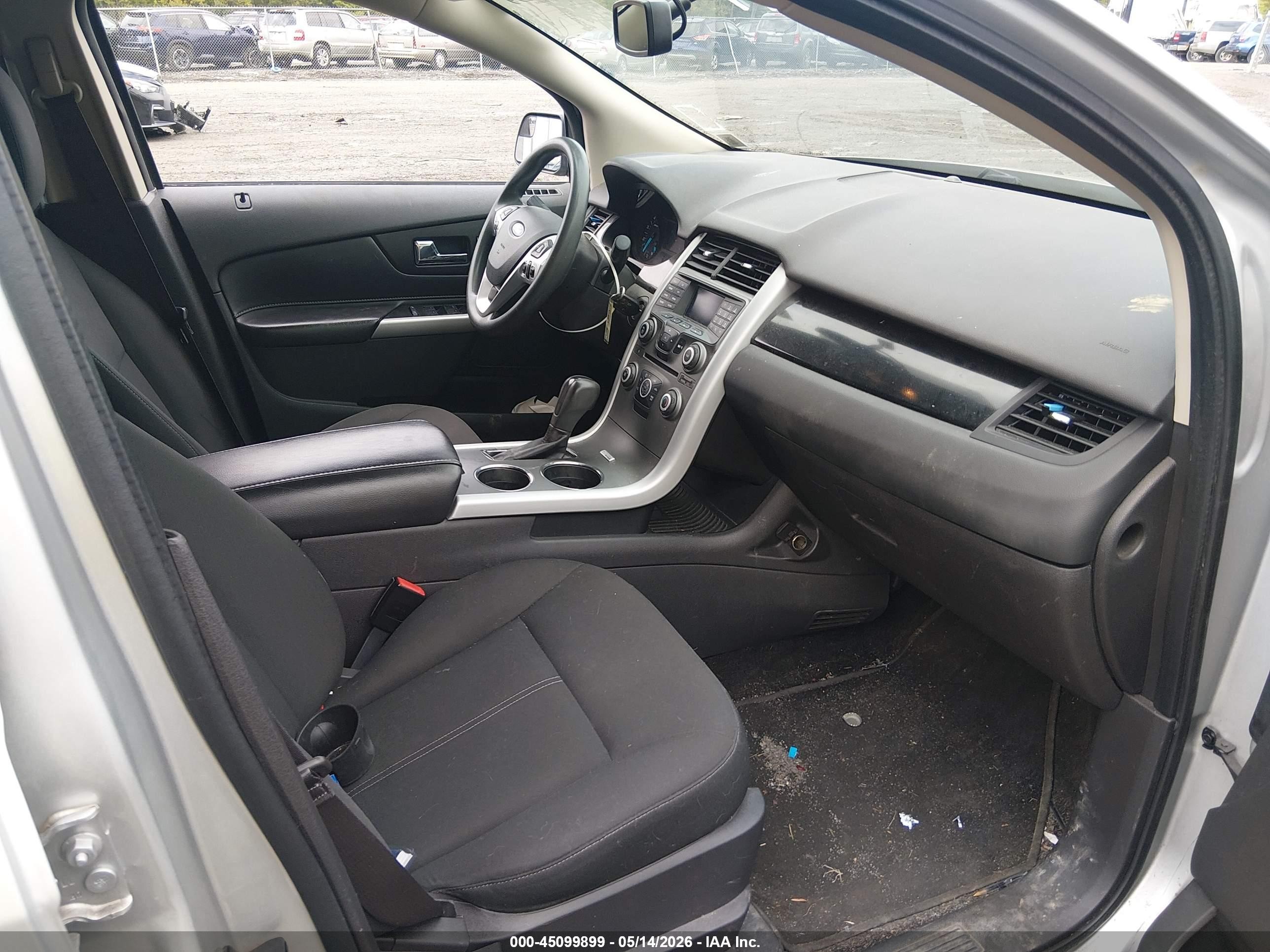 2014 Ford Edge Se Silver vin: 2FMDK4GC0EBB23866
