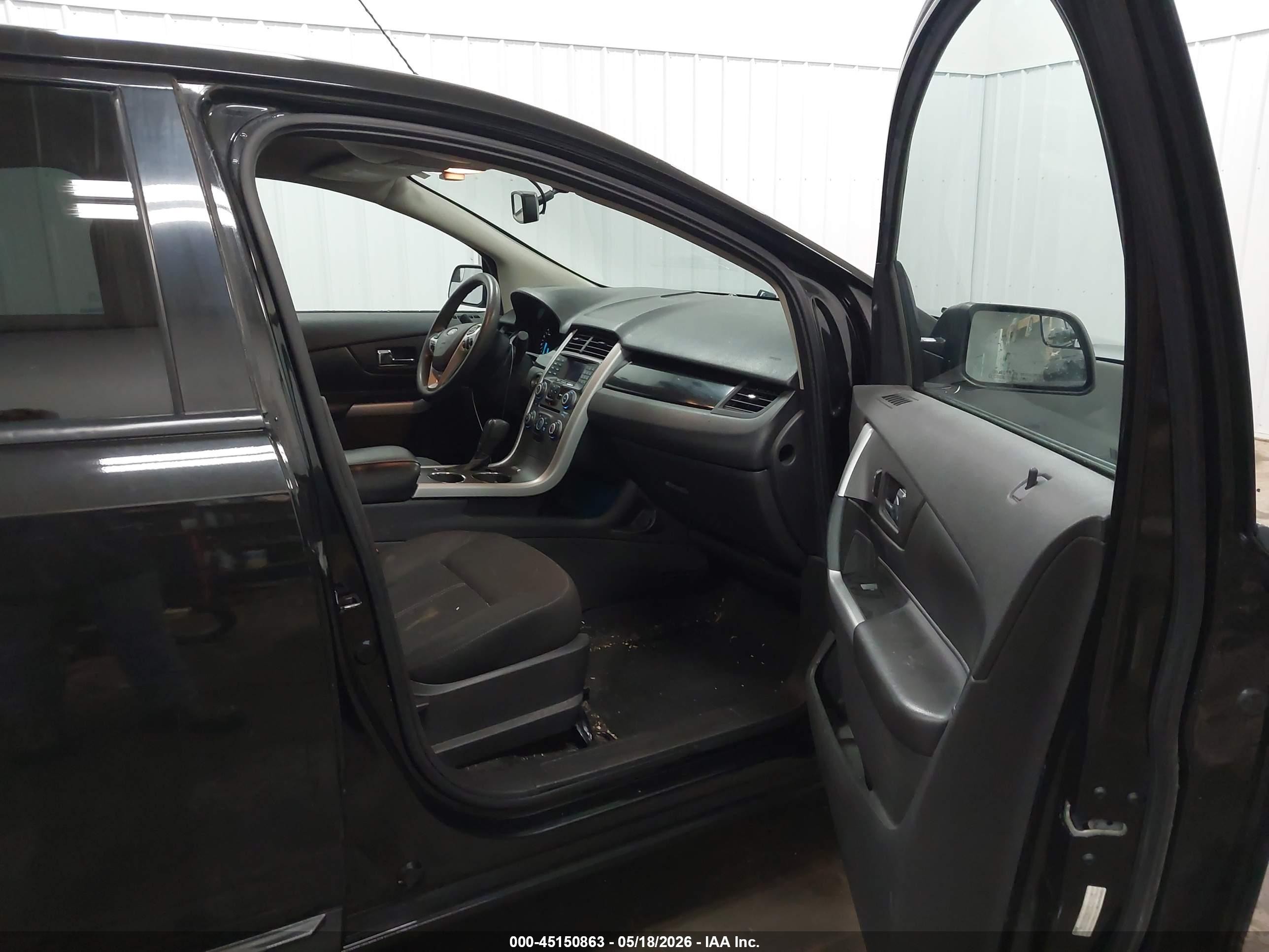 2014 Ford Edge Se Black vin: 2FMDK4GC0EBB46936