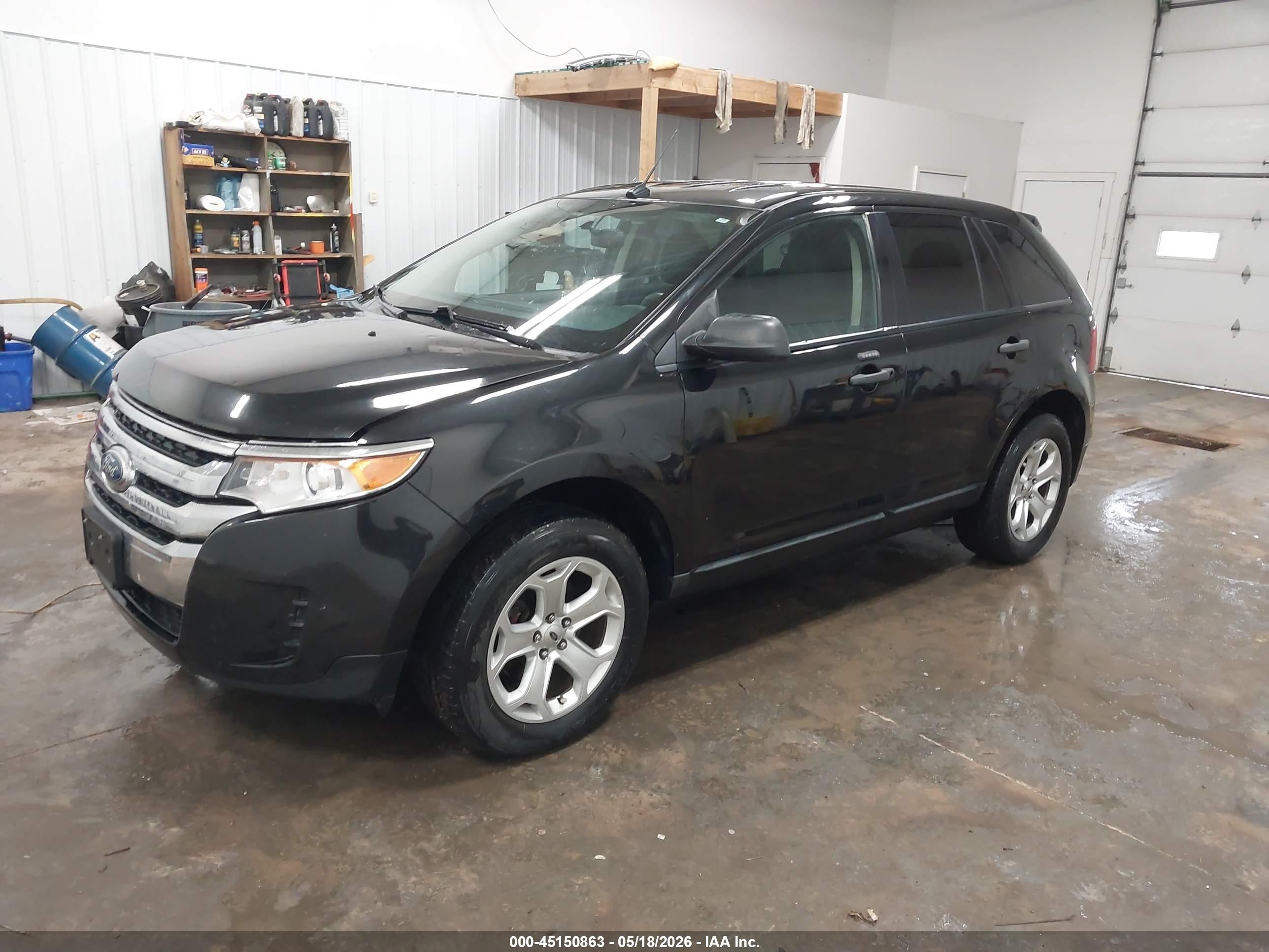 2014 Ford Edge Se Black vin: 2FMDK4GC0EBB46936