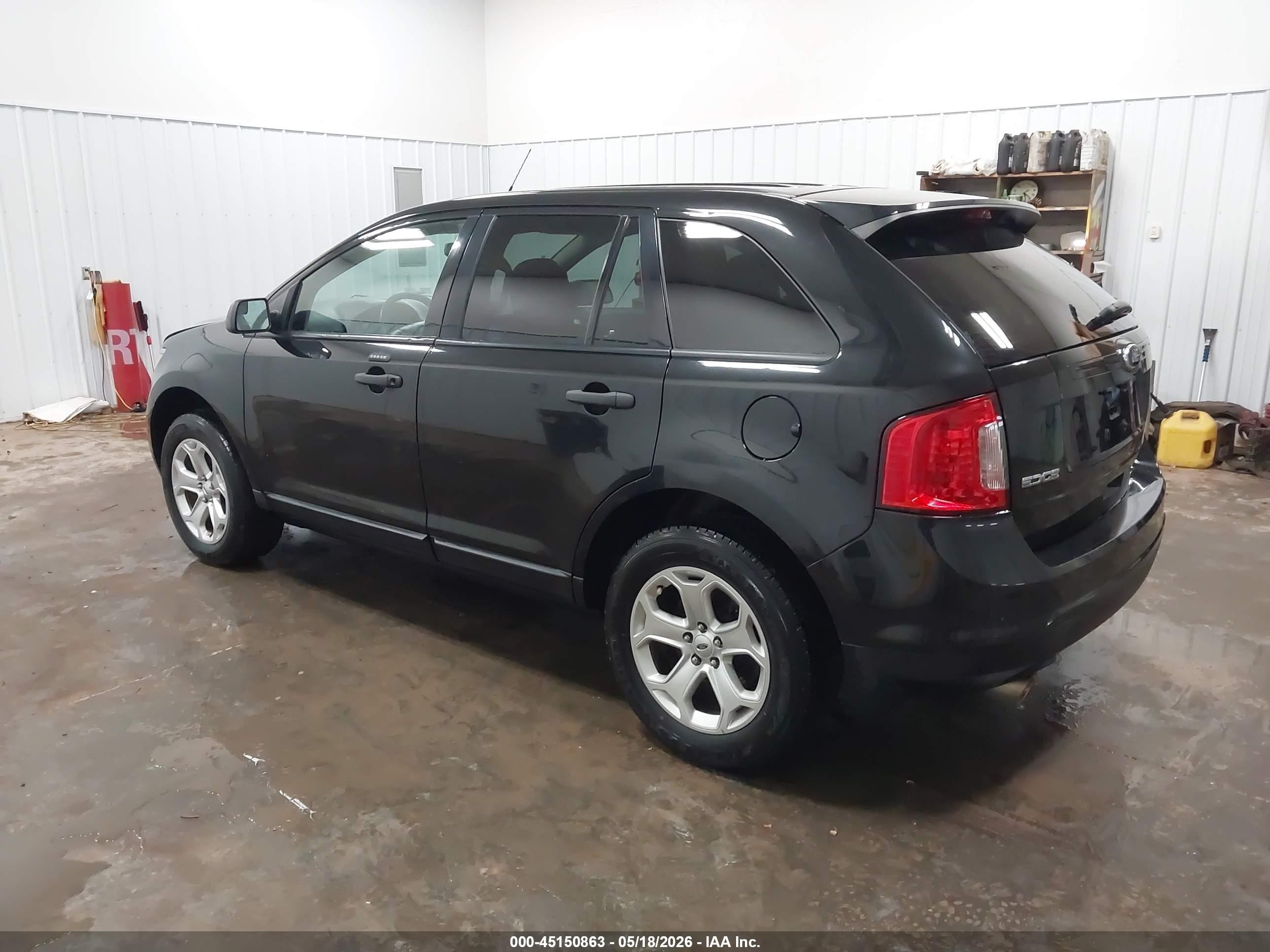 2014 Ford Edge Se Black vin: 2FMDK4GC0EBB46936