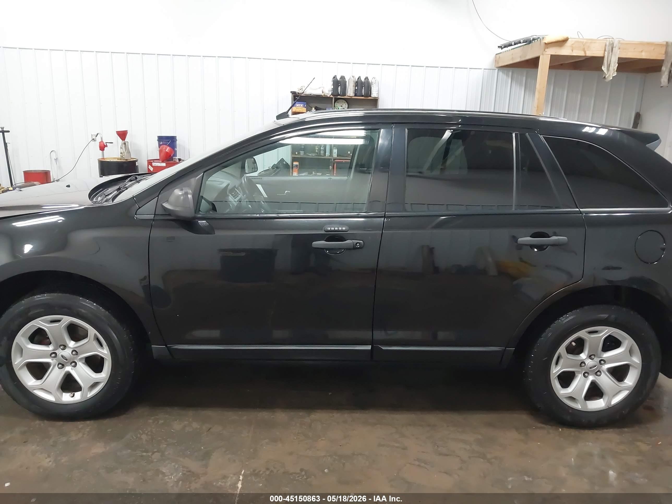2014 Ford Edge Se Black vin: 2FMDK4GC0EBB46936