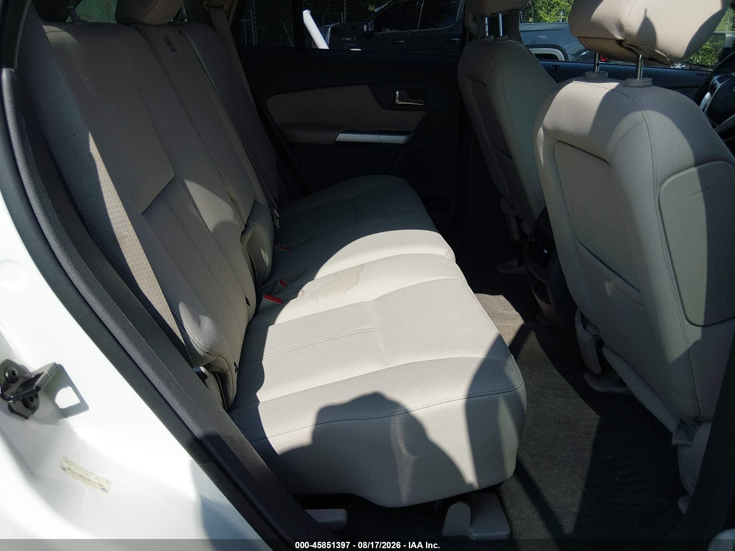 2013 Ford Edge Se White vin: 2FMDK4GC1DBC41777