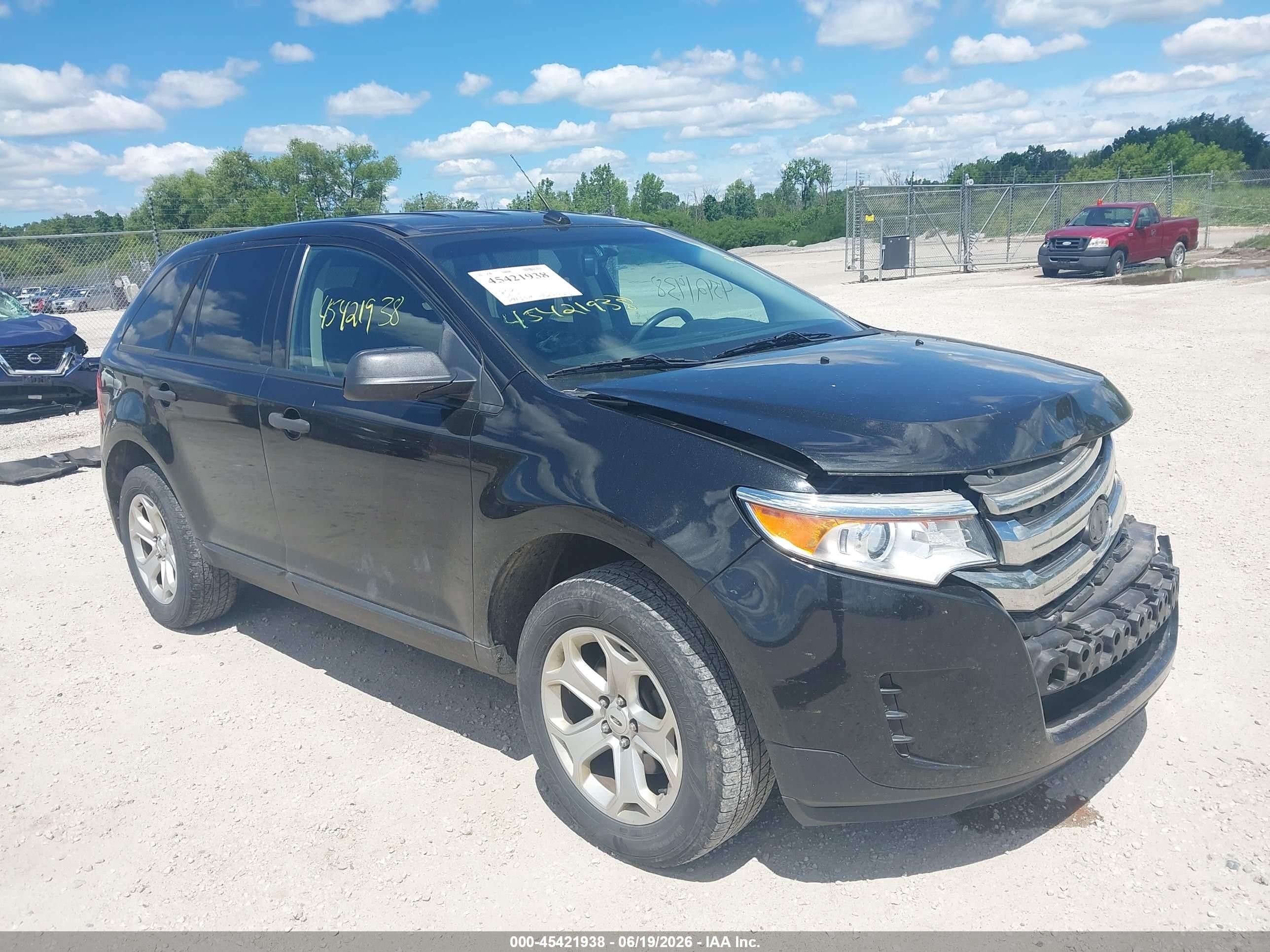 2013 Ford Edge Se Black vin: 2FMDK4GC1DBC48163