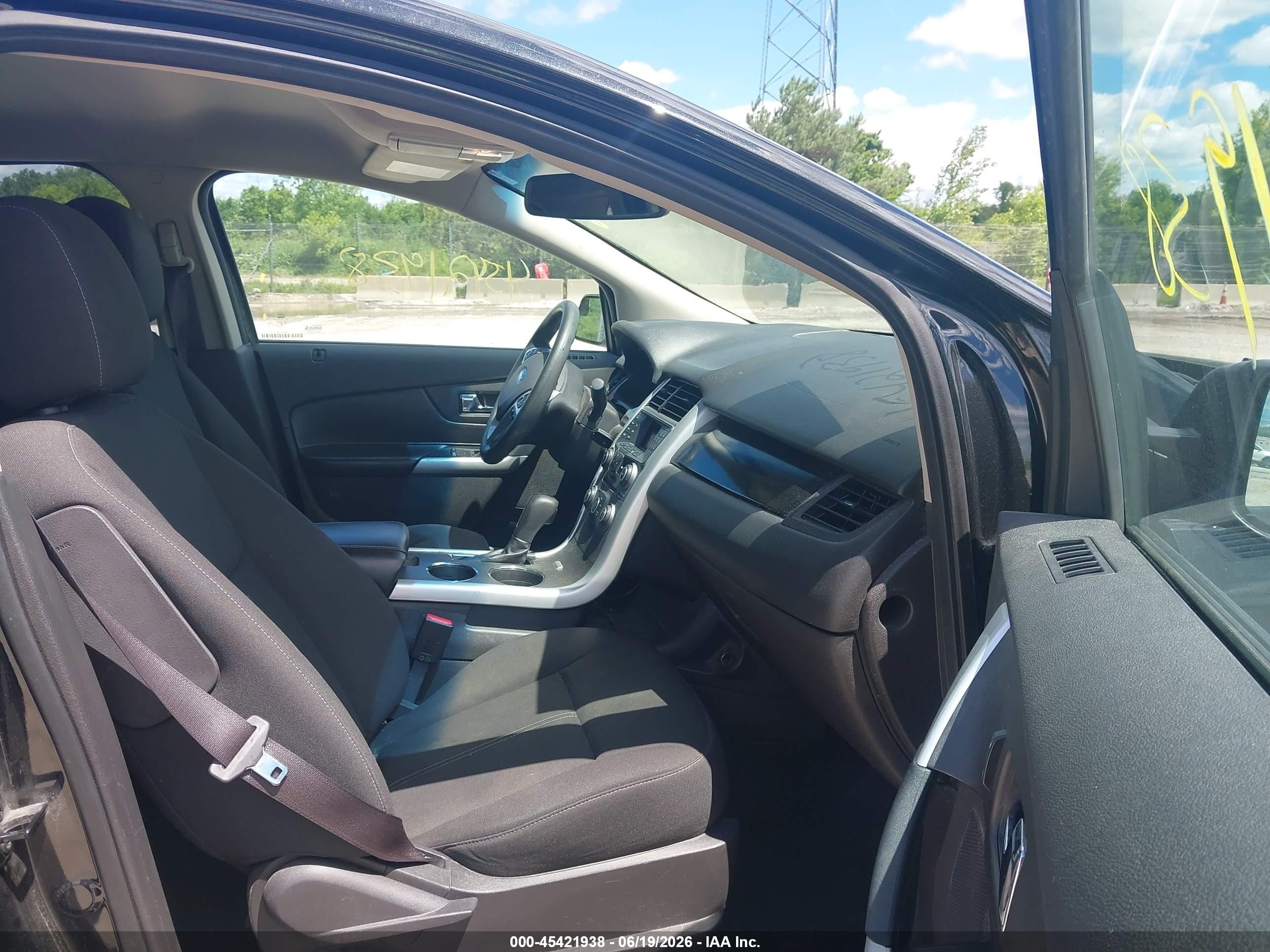 2013 Ford Edge Se Black vin: 2FMDK4GC1DBC48163