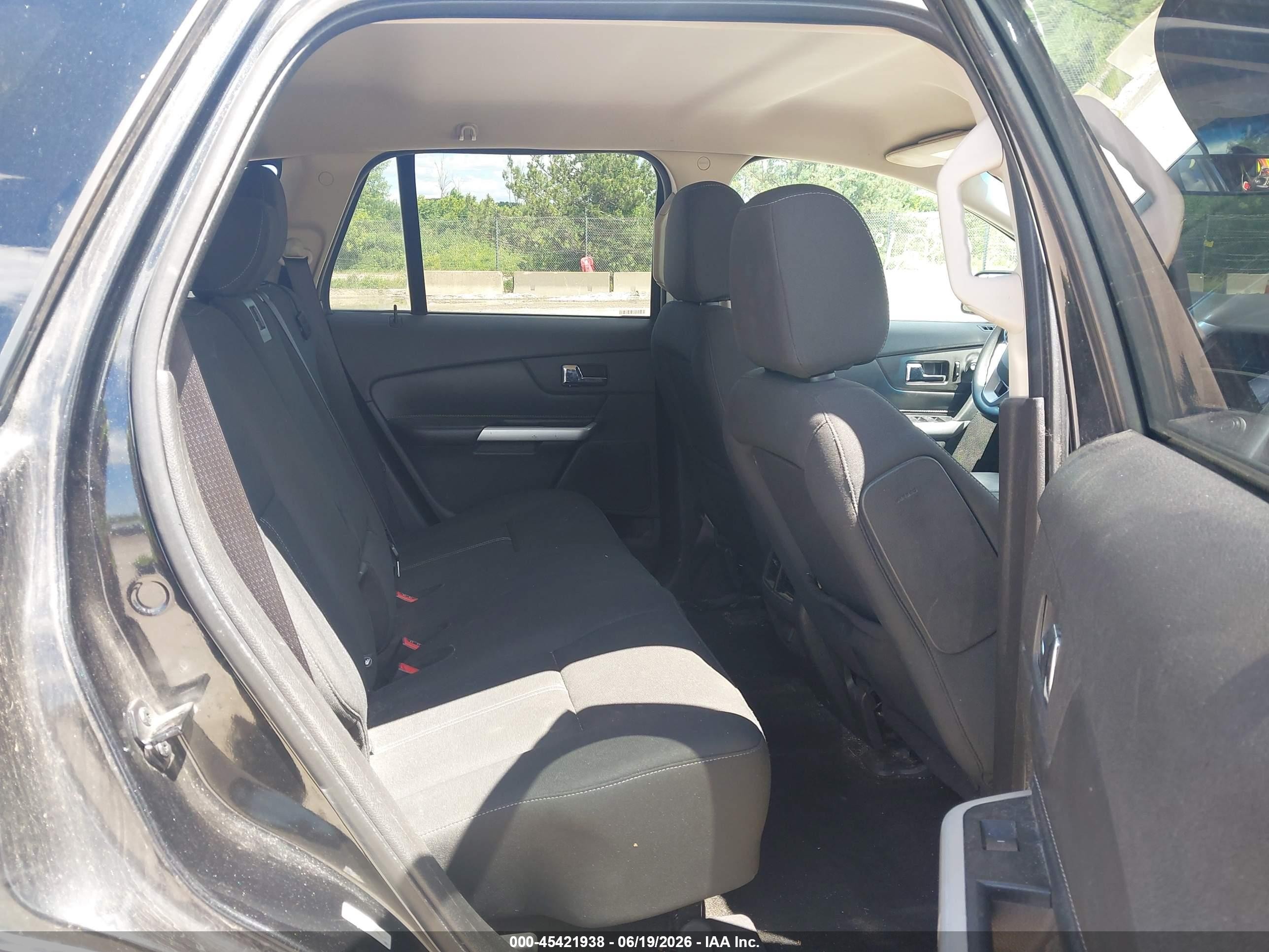 2013 Ford Edge Se Black vin: 2FMDK4GC1DBC48163