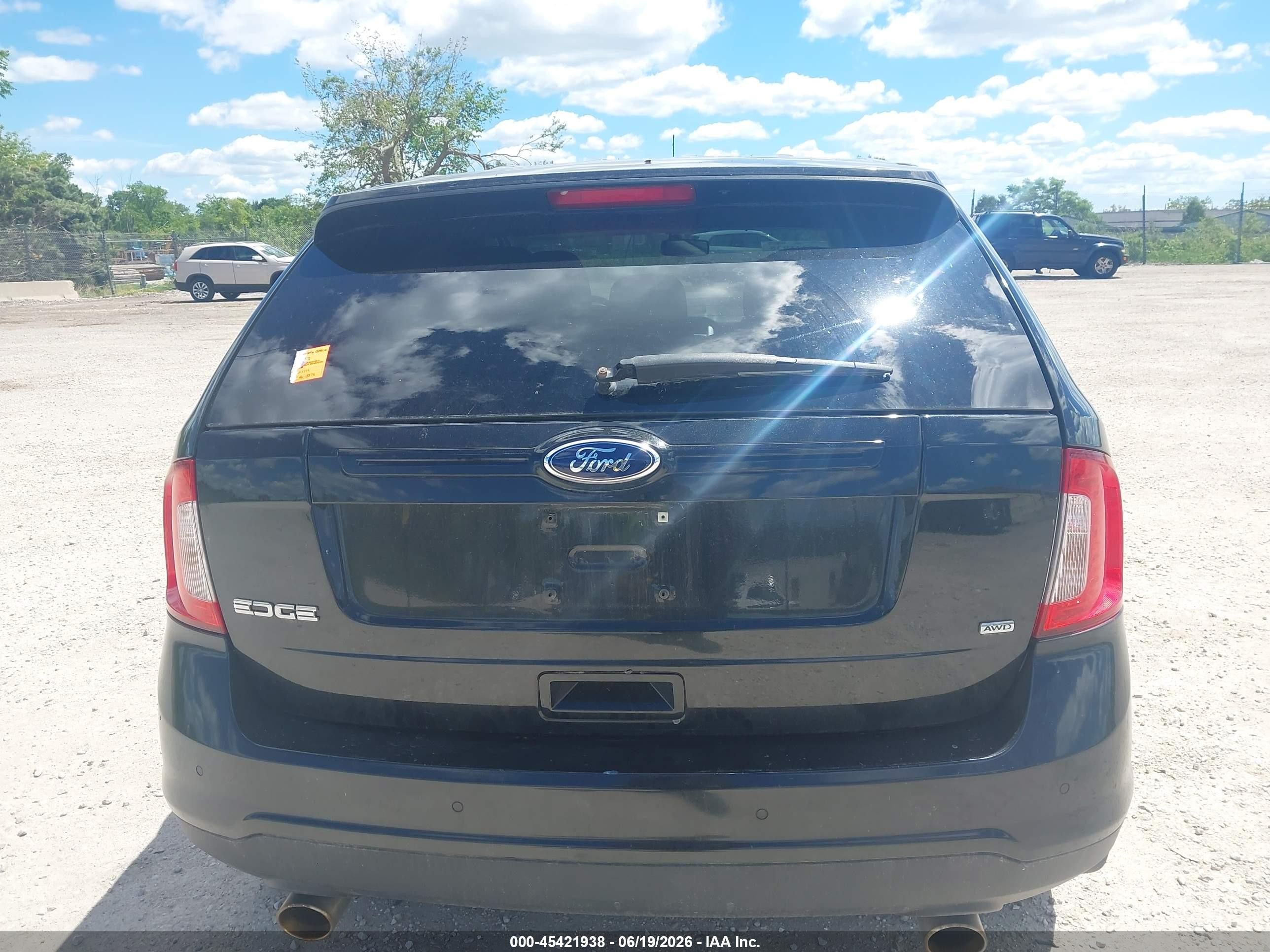 2013 Ford Edge Se Black vin: 2FMDK4GC1DBC48163